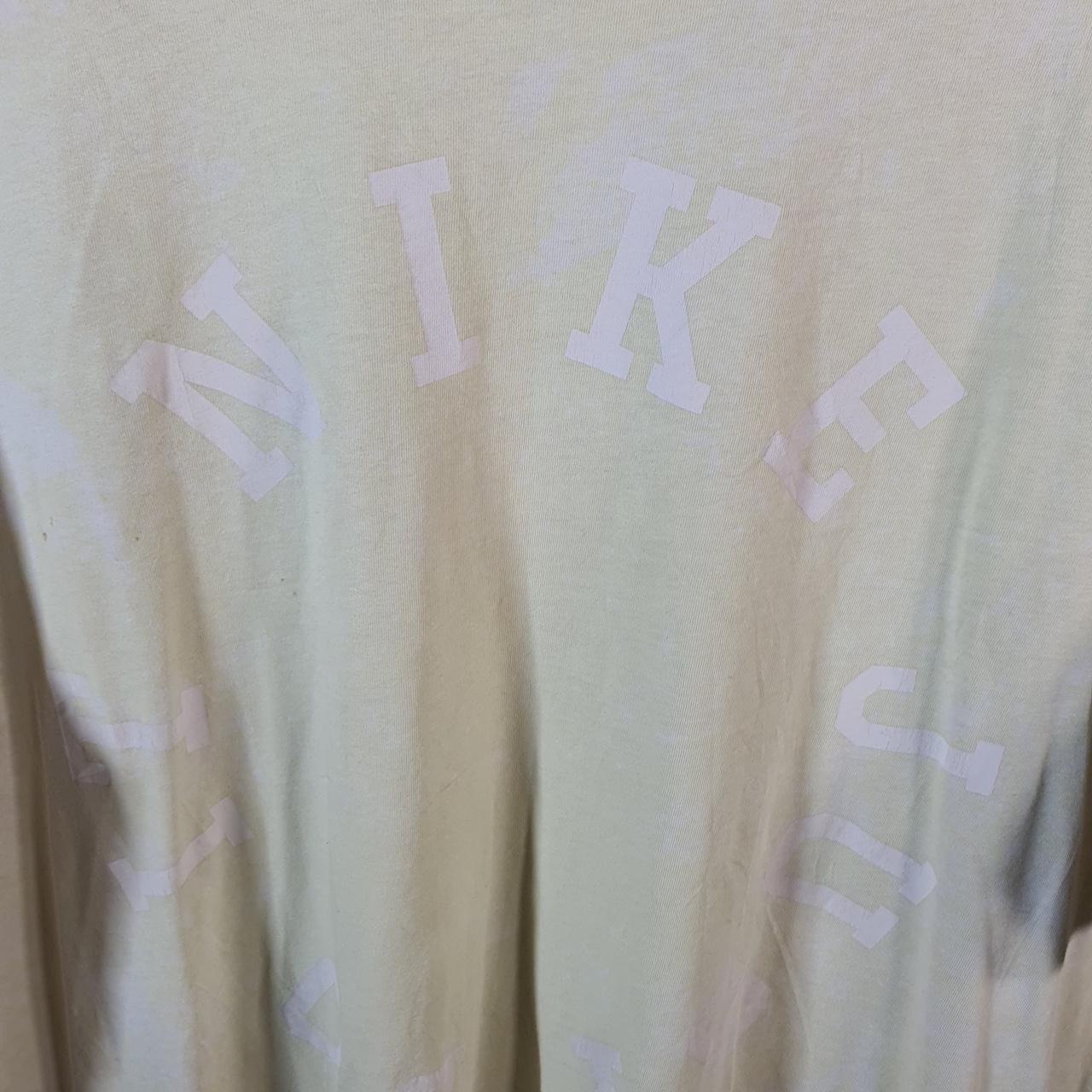 Vintage Nike Just Do It T Shirt Men’s Large Yellow Swoosh Logo Athletic Big Fish Vintage