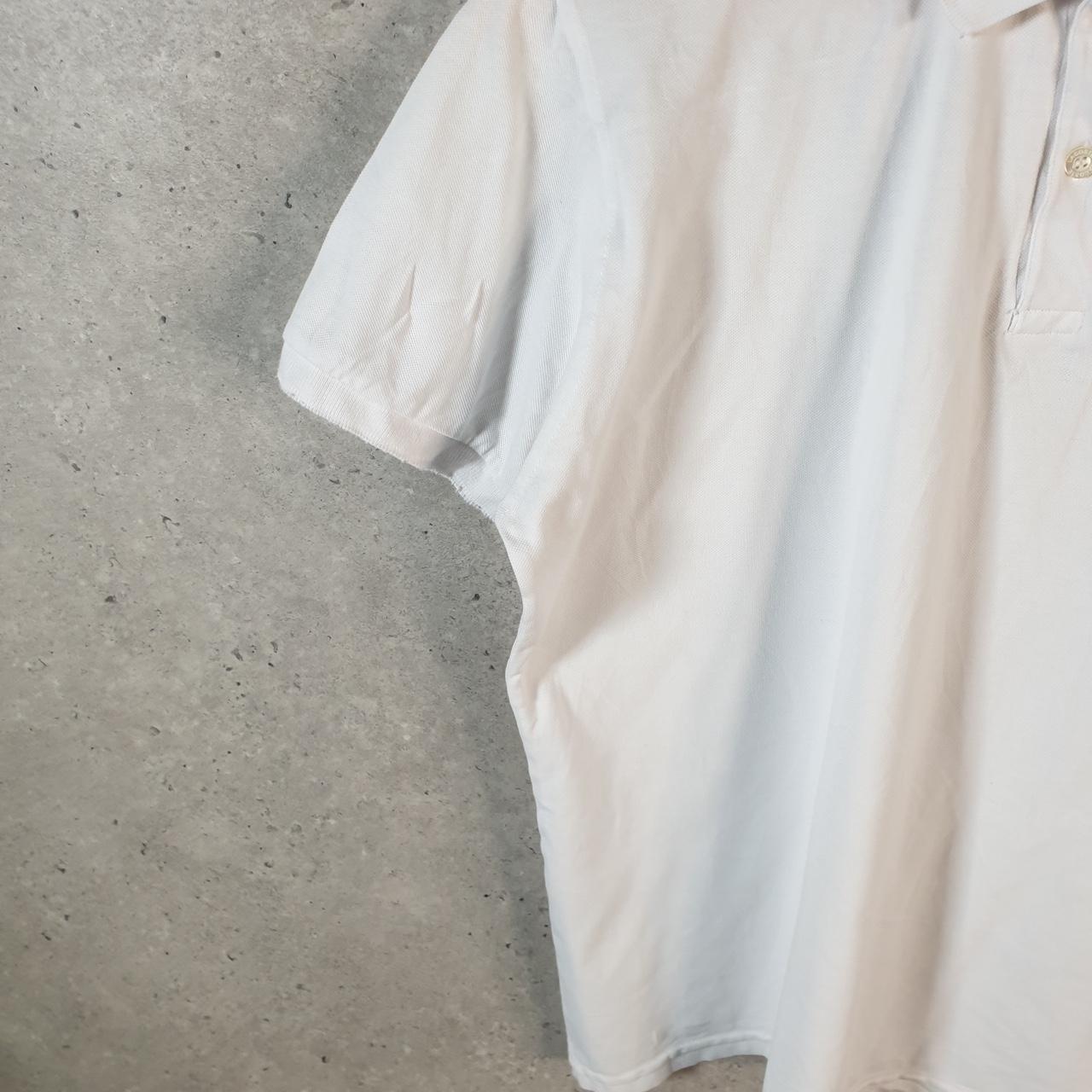 Vintage Lacoste Polo Shirt Men’s Small White Classic Fit Embroidered Logo