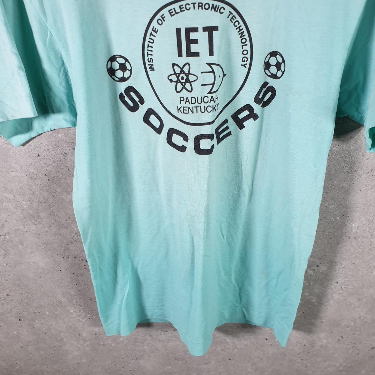 Vintage Screen Stars Best Paducah Kentucky Soccer USA Single Stitch T Shirt Men’s Medium Blue Big Fish Vintage