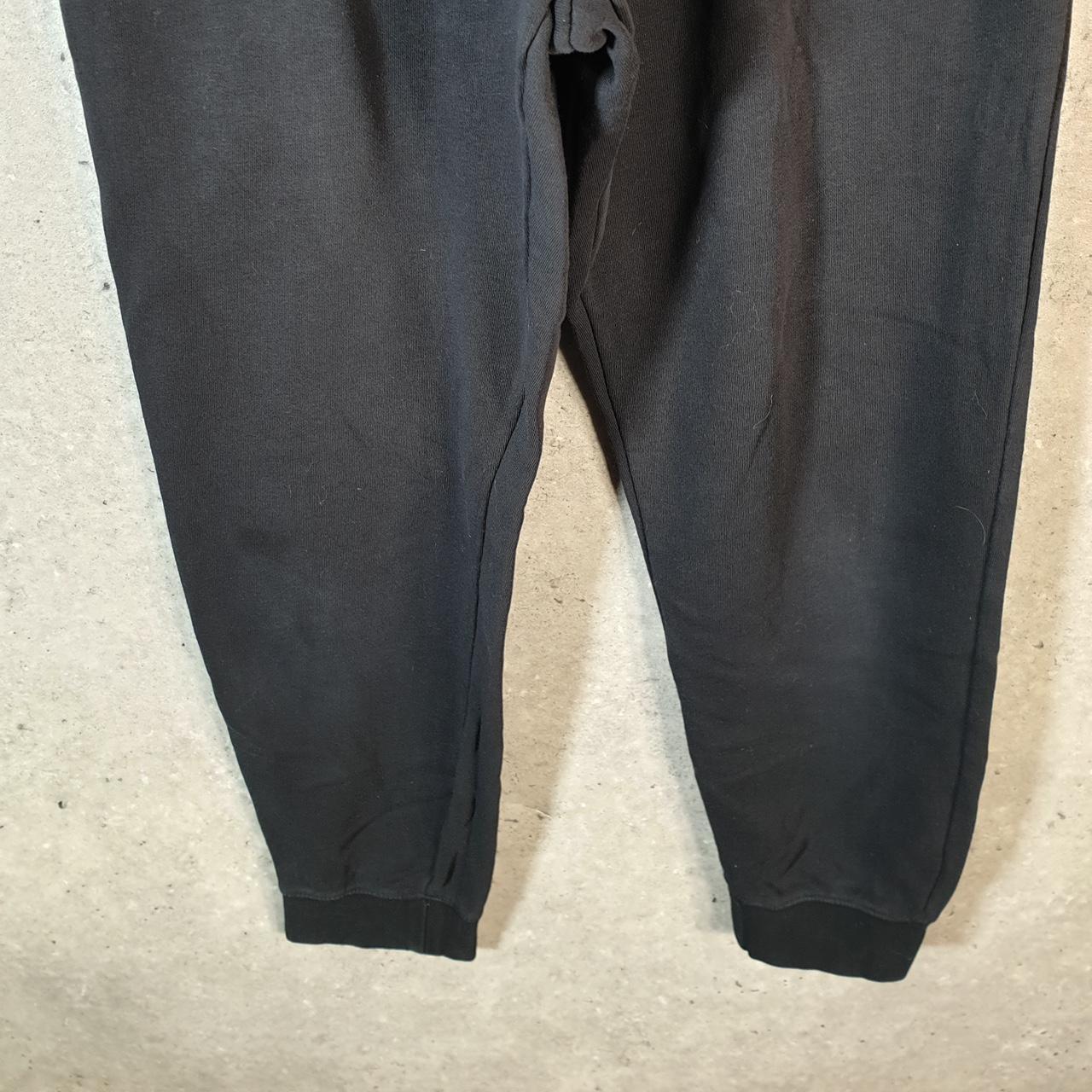 Vintage Nike Club Sweatpant Joggers Womens Large Black Swoosh Sports Tracksuit - Big Fish Vintage