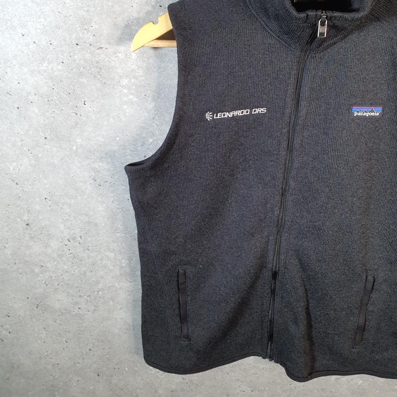 Vintage Patagonia Better Sweater Full Zip Fleece Vest Womens Medium Black