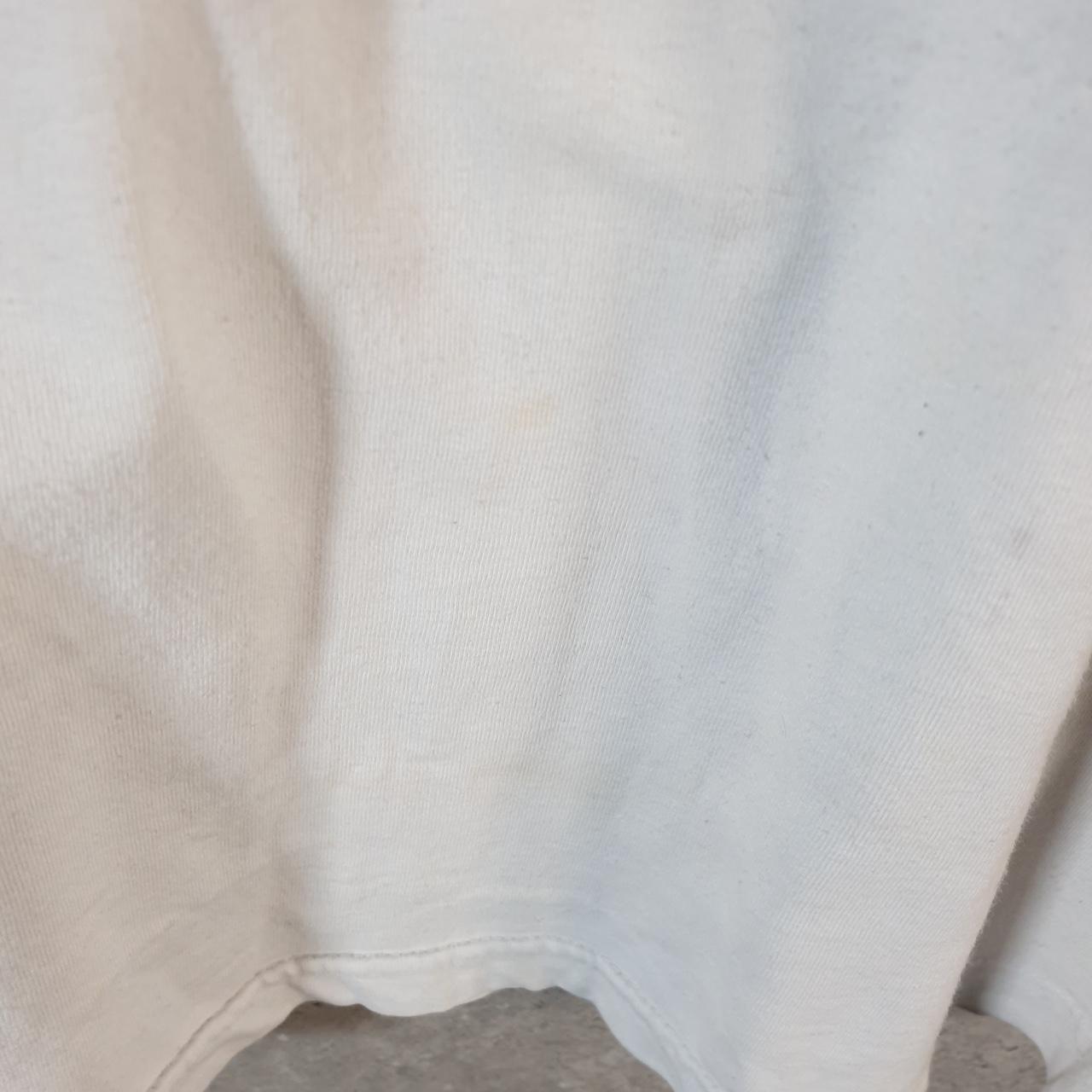 Vintage Adidas Trefoil Retro T Shirt Men’s Medium White Three Stripes Logo Athletic