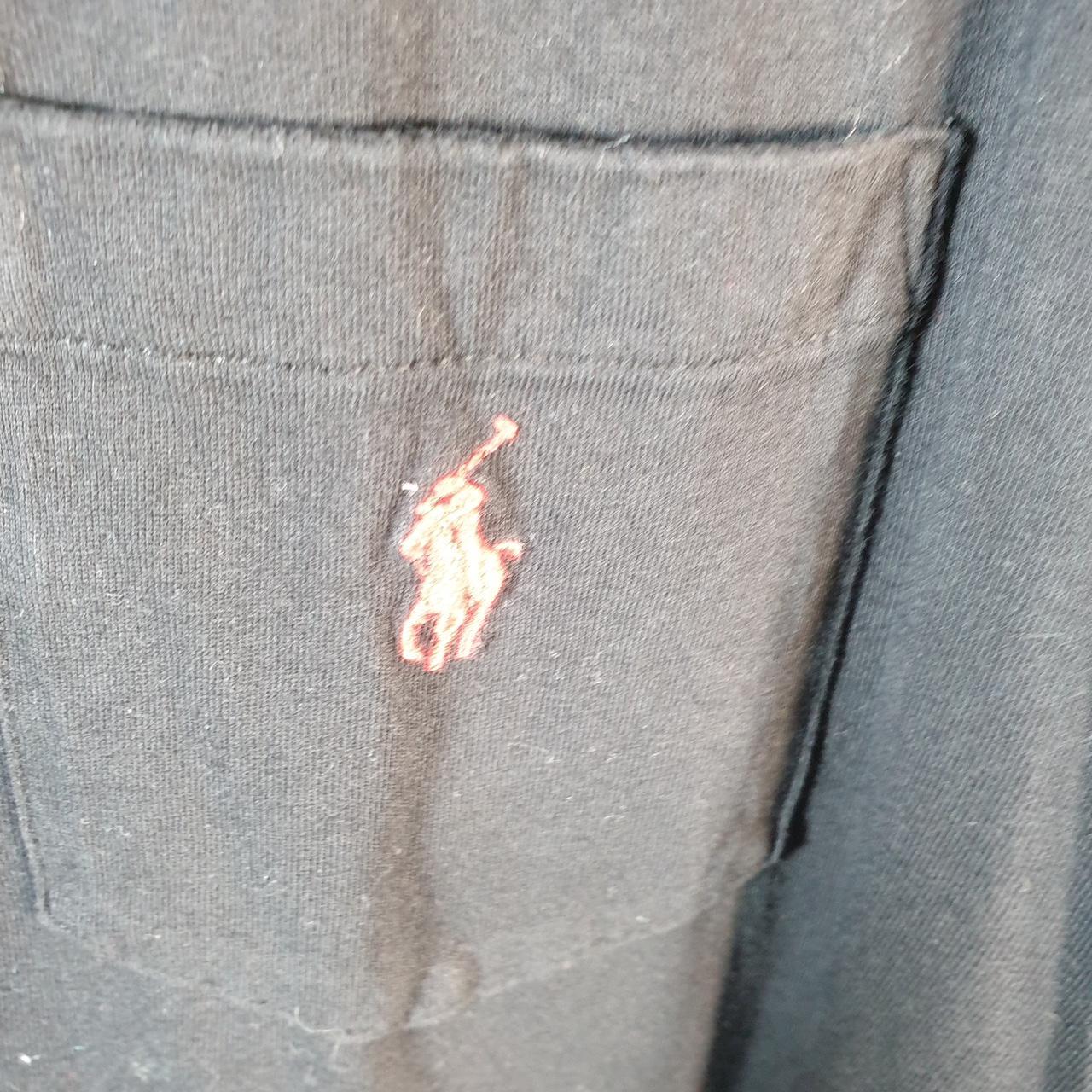 Vintage Ralph Lauren Polo T Shirt Men’s XL Black Embroidered Classic Fit Pony C8611