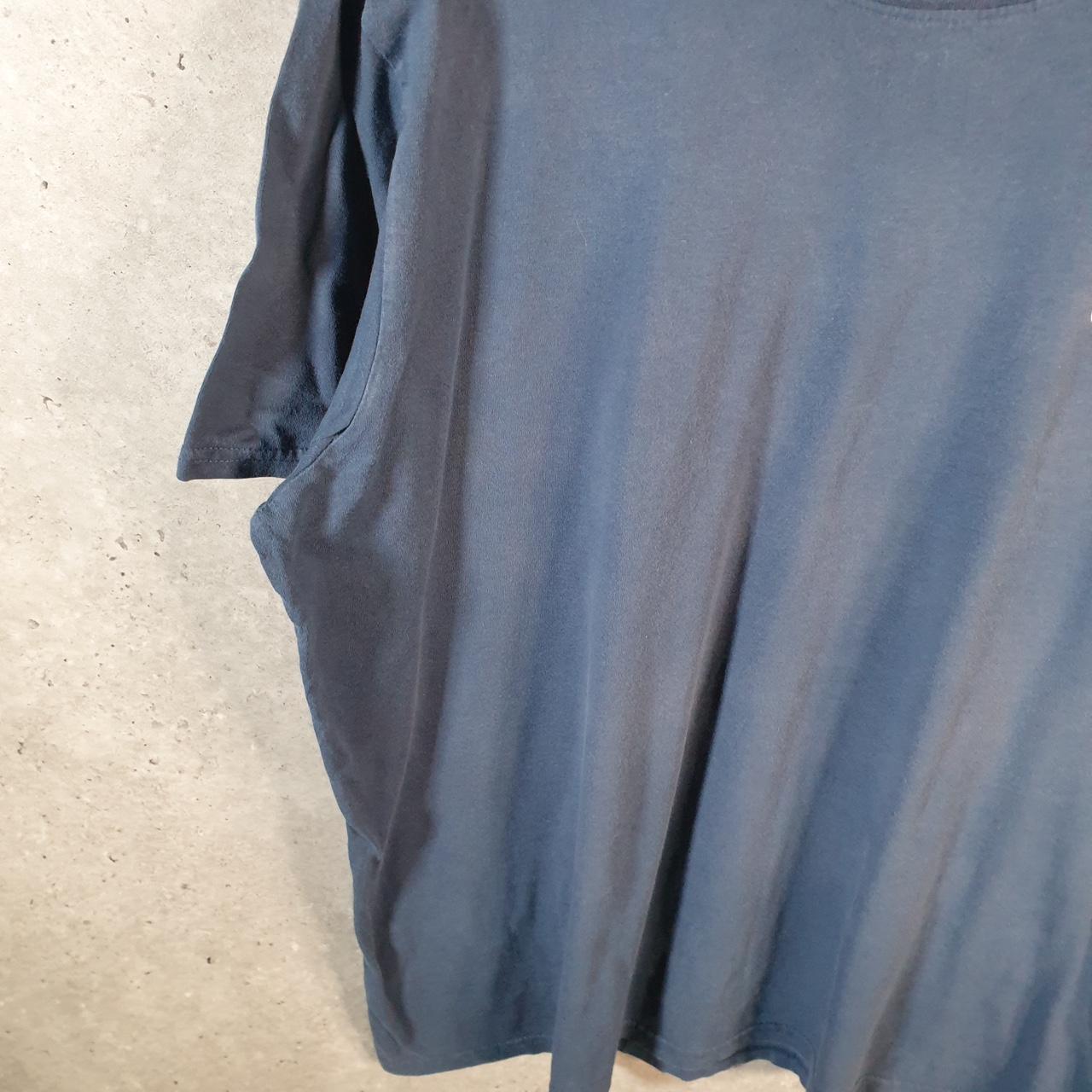 Vintage Adidas Golf Spellout T Shirt Men’s XL Blue Three Stripes Athletic Logo