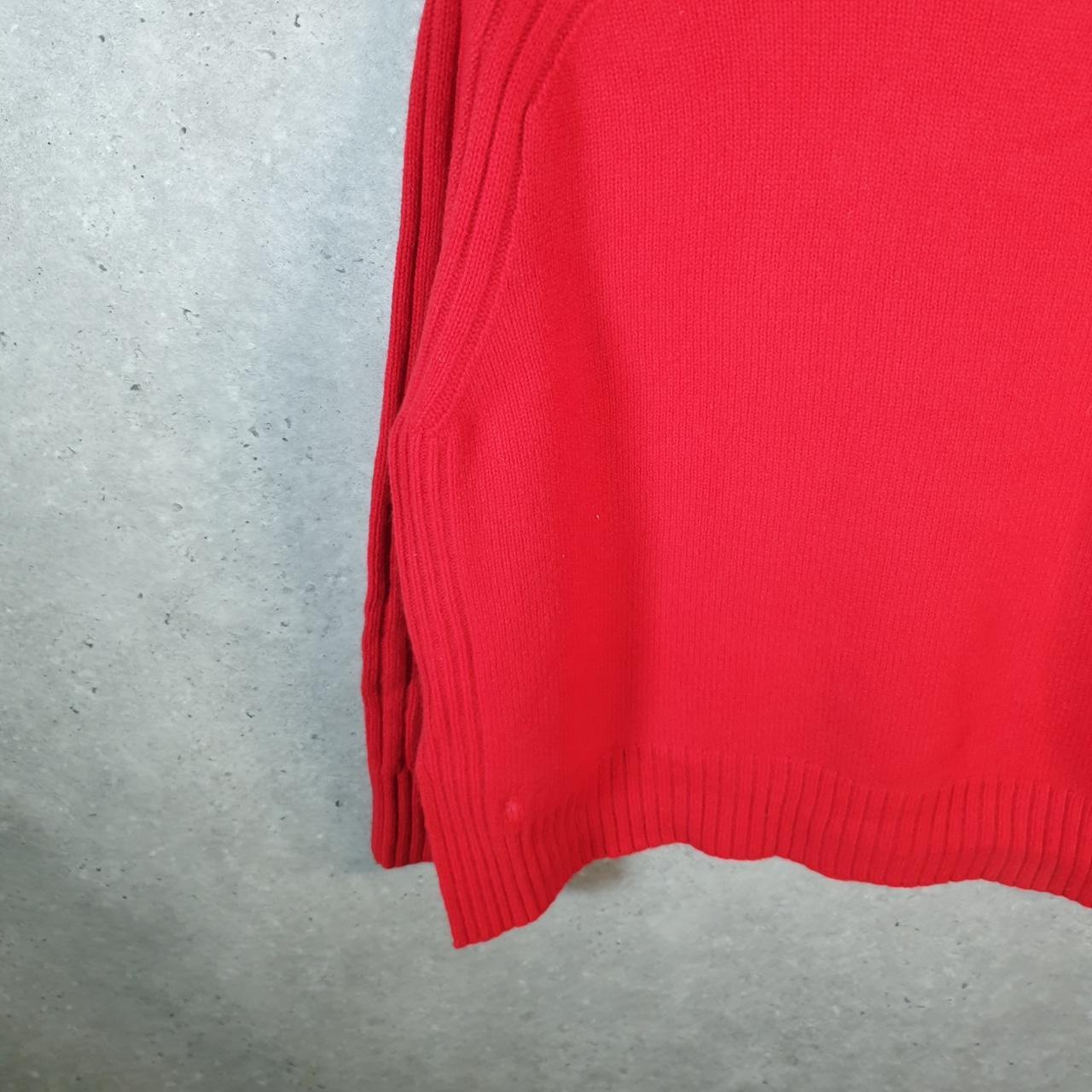 Vintage Ralph Lauren Polo Turtle Neck Sweatshirt Men’s Large Red Cotton Pullover Pony