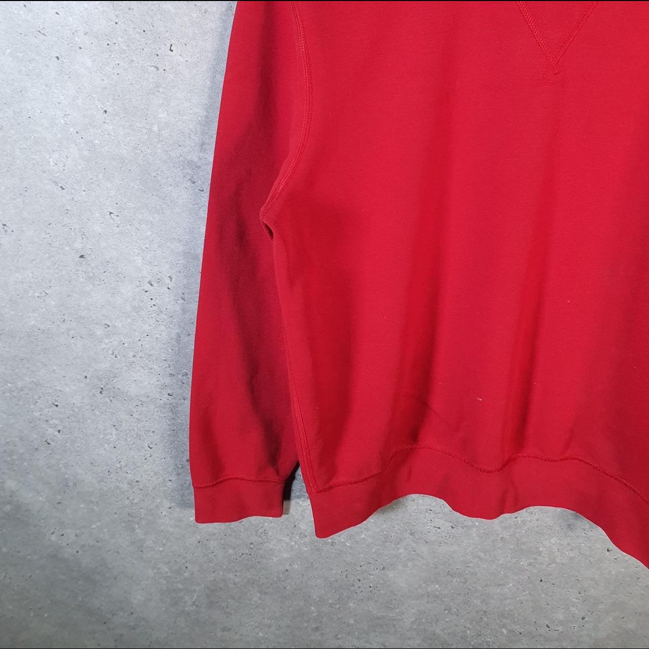 Vintage Ralph Lauren Polo Sweatshirt Men’s Small Red Cotton Pullover Pony