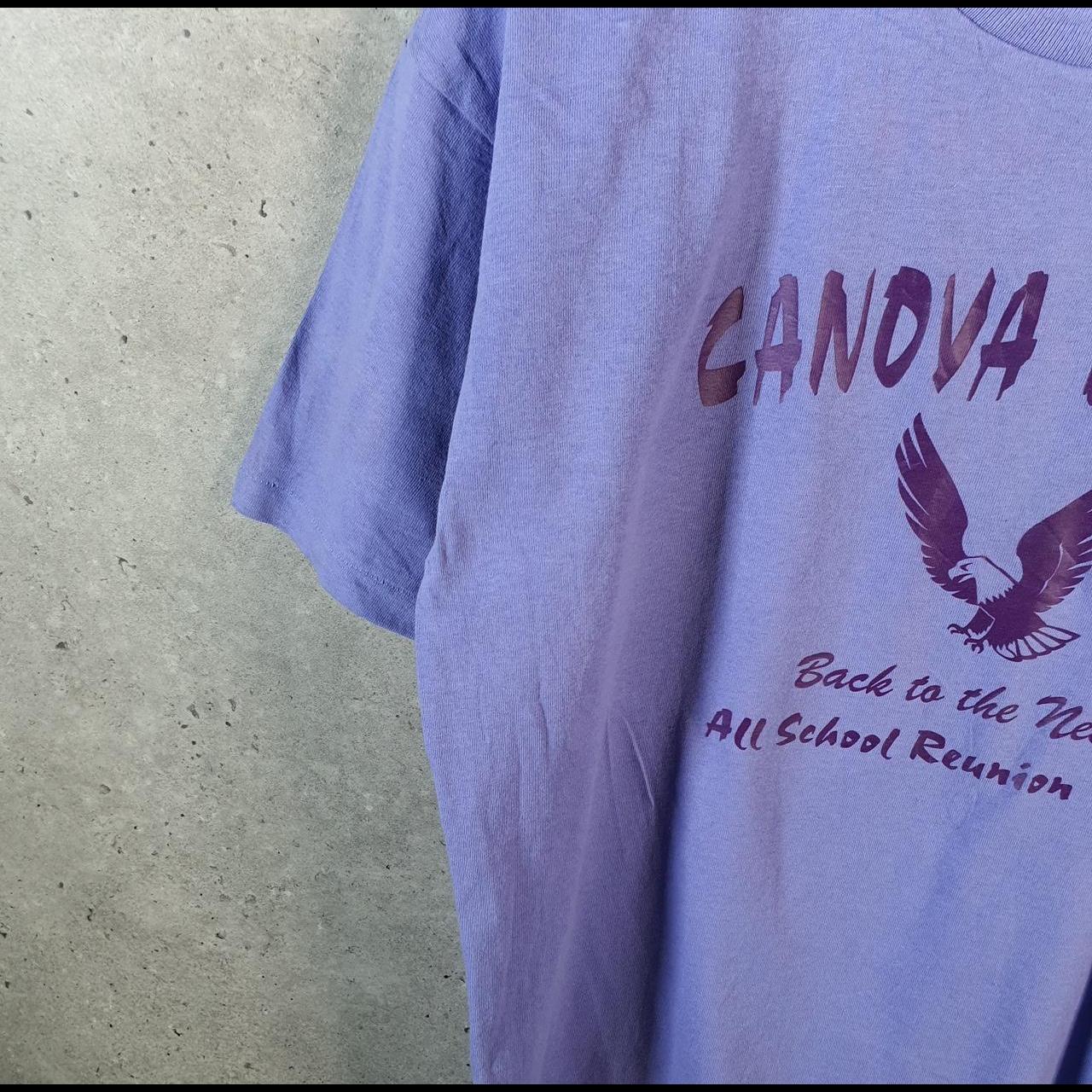 Vintage Anvil Canada Eagles 1997 USA Single Stitch T Shirt Men’s Large Purple