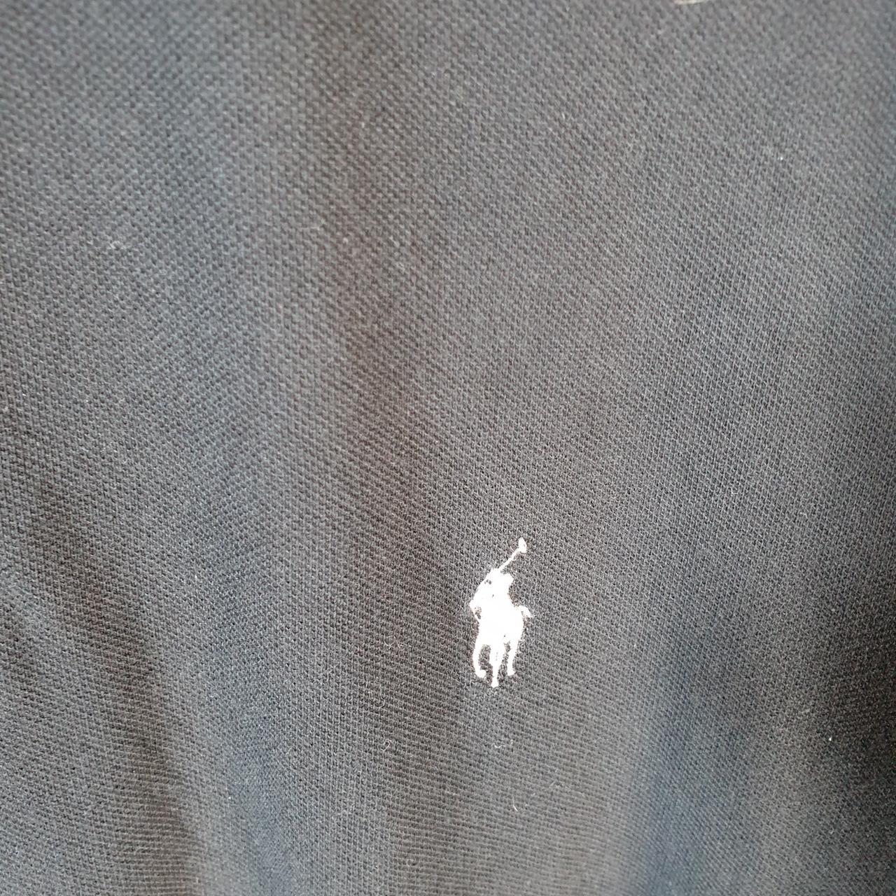 Vintage Ralph Lauren Polo Shirt Men’s XL Black Classic Fit Embroidered Pony