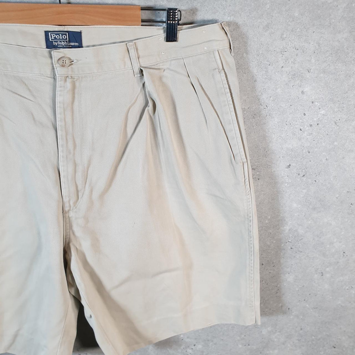 Vintage Ralph Lauren Polo Shorts Jorts Chino Cargo Men’s W40 Brown Baggy Cotton A4366