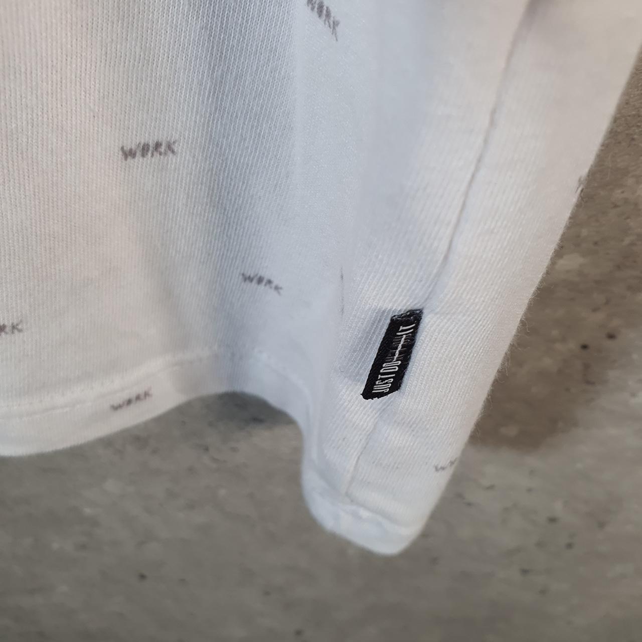 Vintage Nike Dri Fit T Shirt Mens Small White Printed Logo Swoosh Athletic