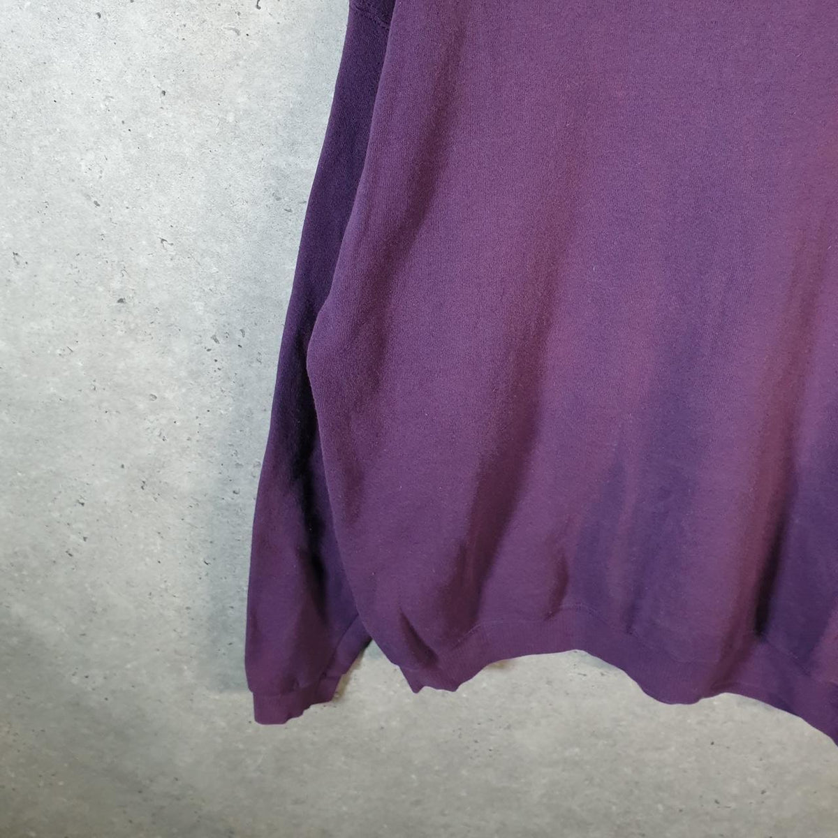 Vintage Lee Heavyweight Sweatshirt Men’s Large Purple USA Pullover Blank Baggy