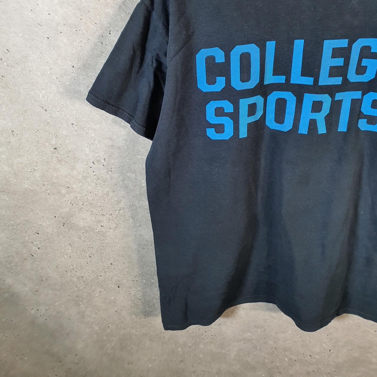 Gildan College Sports Big Ten Network T Shirt Jersey Mens Large Black USA
