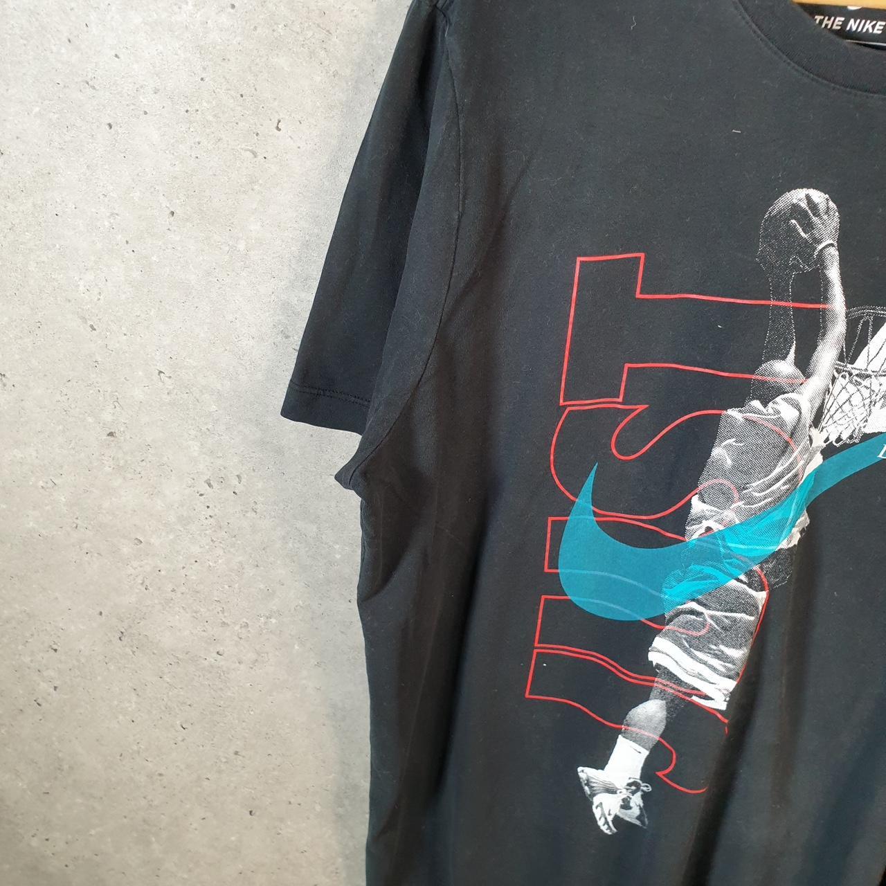 Vintage Nike Just Do It Dri Fit T Shirt Men’s XL Black Swoosh Athletic