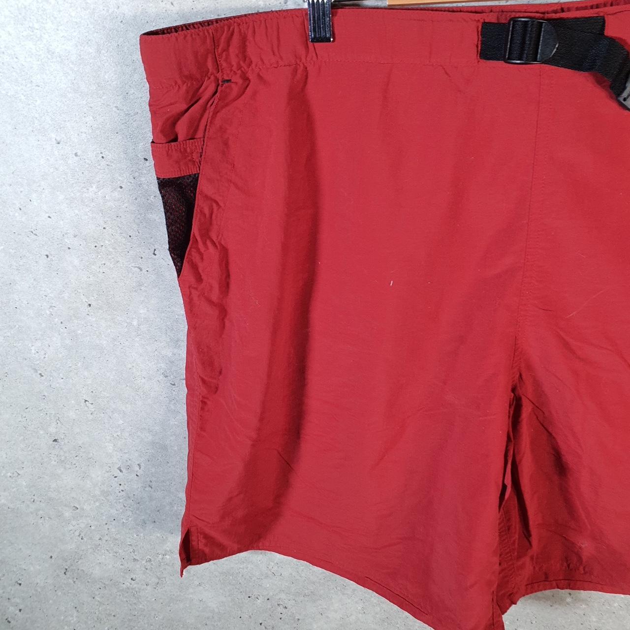 Vintage The North Face TNF Shorts Jorts Chino Cargo Men’s XL Red Baggy Cotton