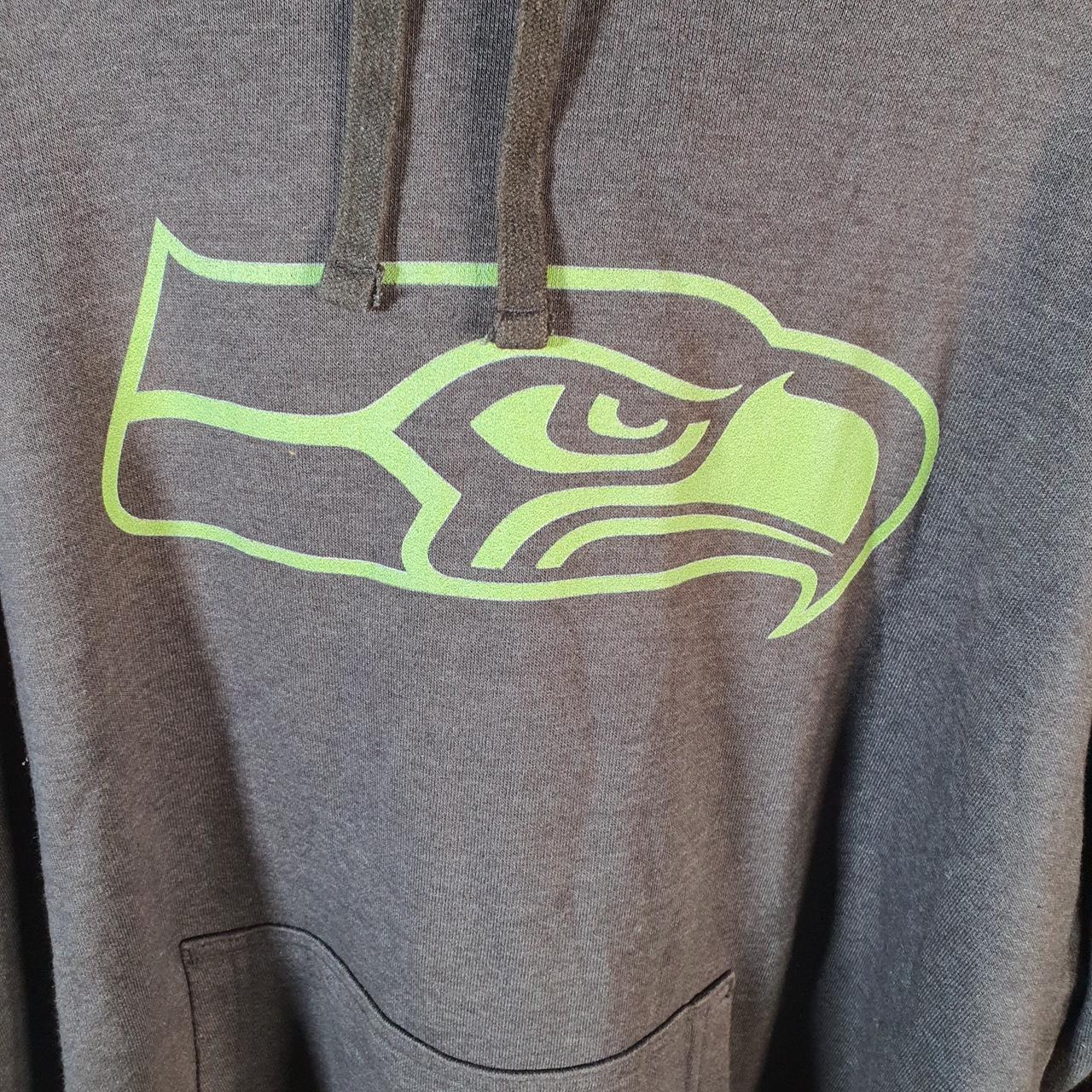 Vintage NFL Seattle Seahawks Hoodie Men’s XL Grey USA Pro Sport American Football