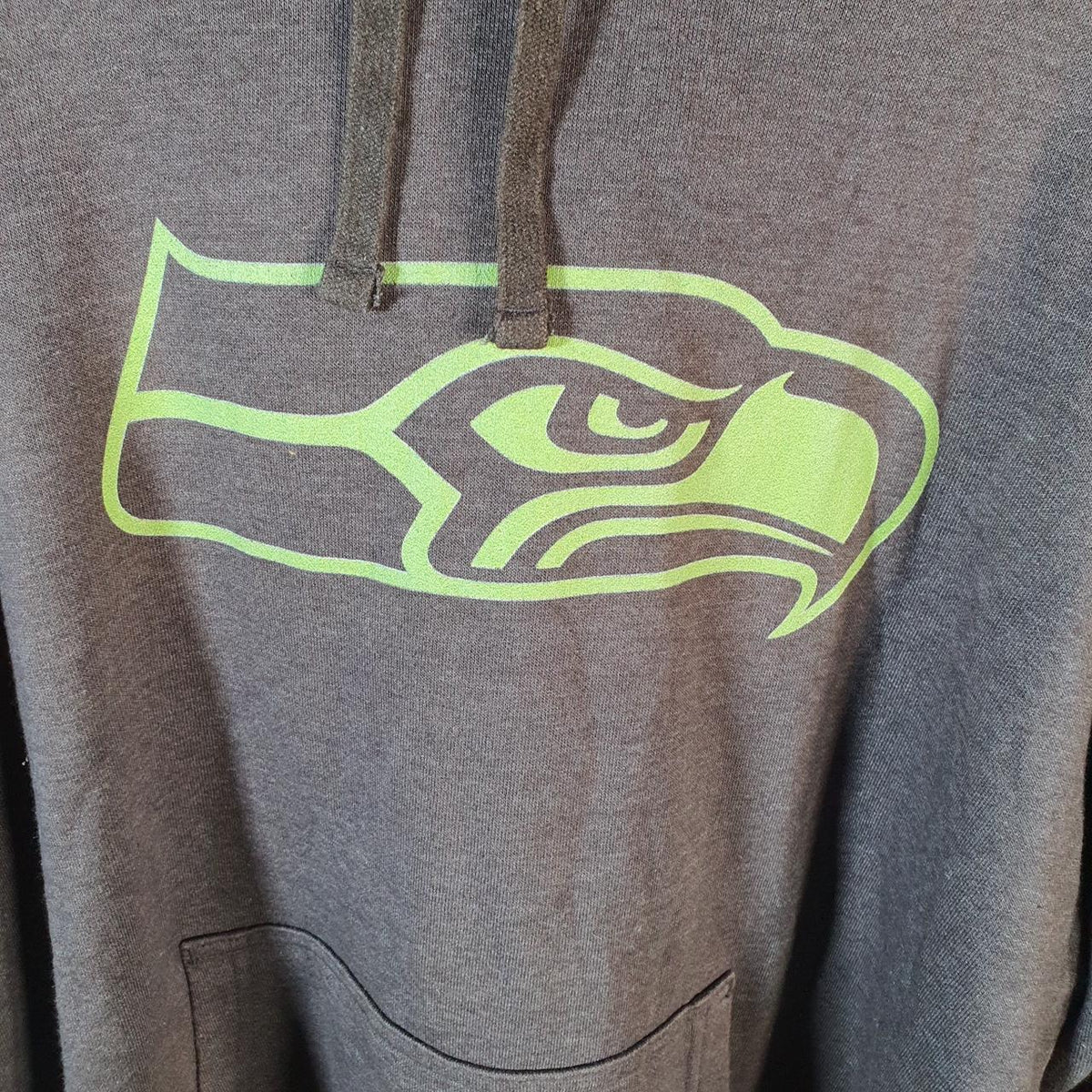 Vintage NFL Seattle Seahawks Hoodie Men’s XL Grey USA Pro Sport American Football