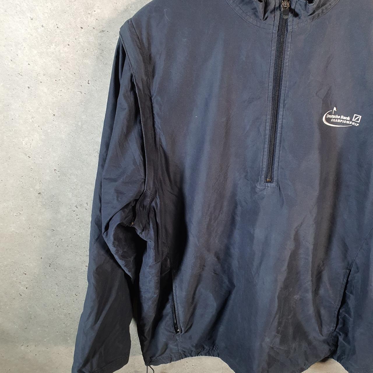 Vintage Fila Windbreaker Track Jacket Mens XL Navy Blue USA Full Zip Outdoors
