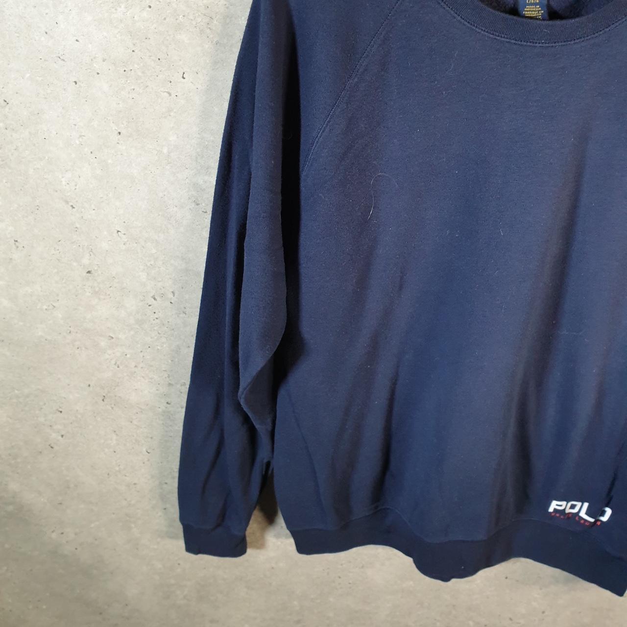 Vintage Ralph Lauren Polo Sleepwear Sweatshirt Men’s Large Navy Blue Cotton Pullover Pony