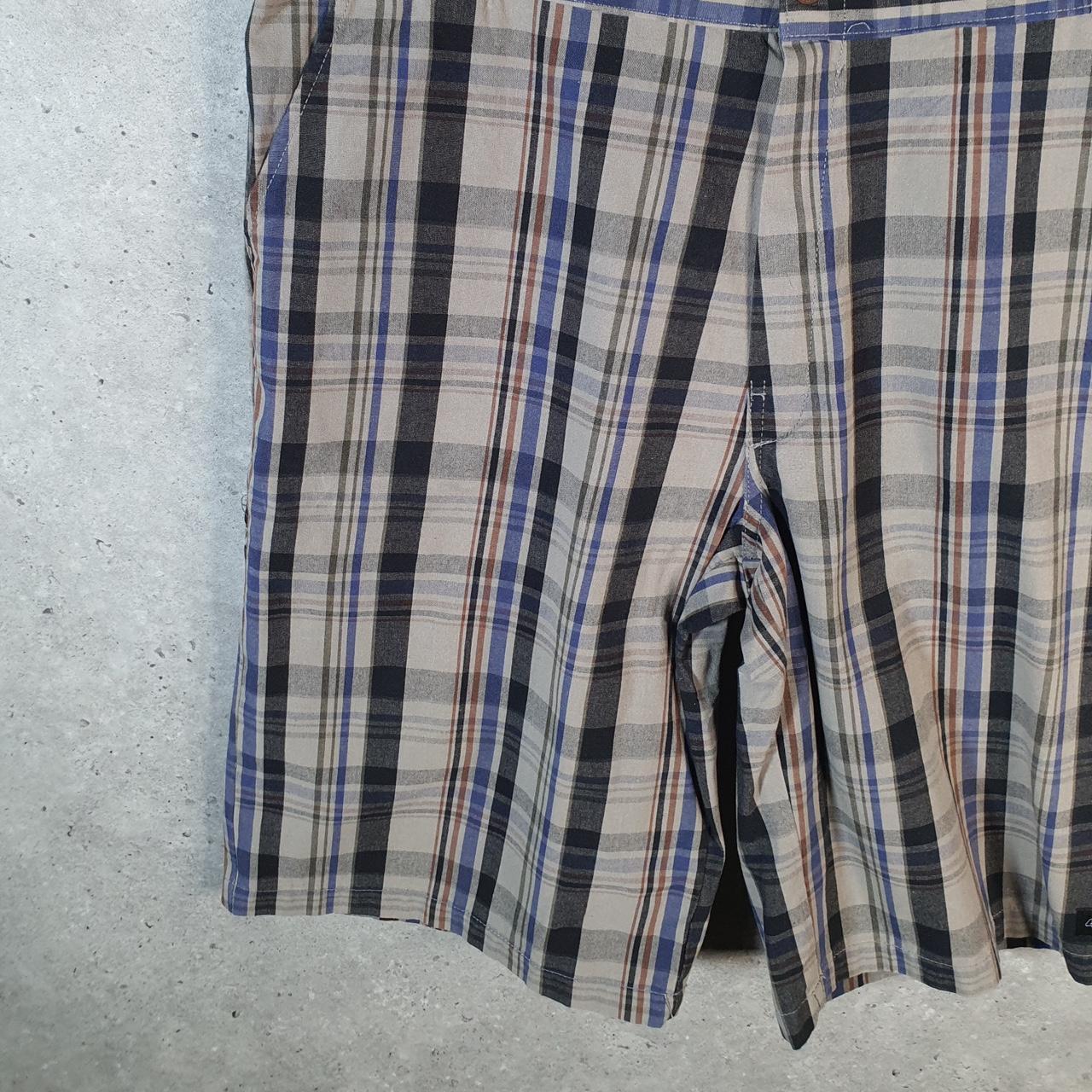 Vintage Dickies Baggy Chino Shorts Jorts Cargo Mens W40 Checkered Regular Fit