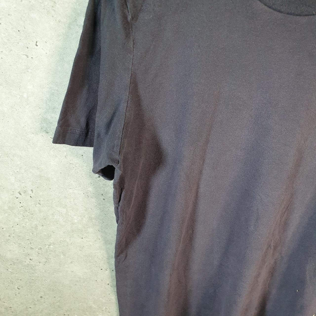 Vintage Adidas Trefoil Retro T Shirt Men’s Small Navy Blue Three Stripes Logo Athletic