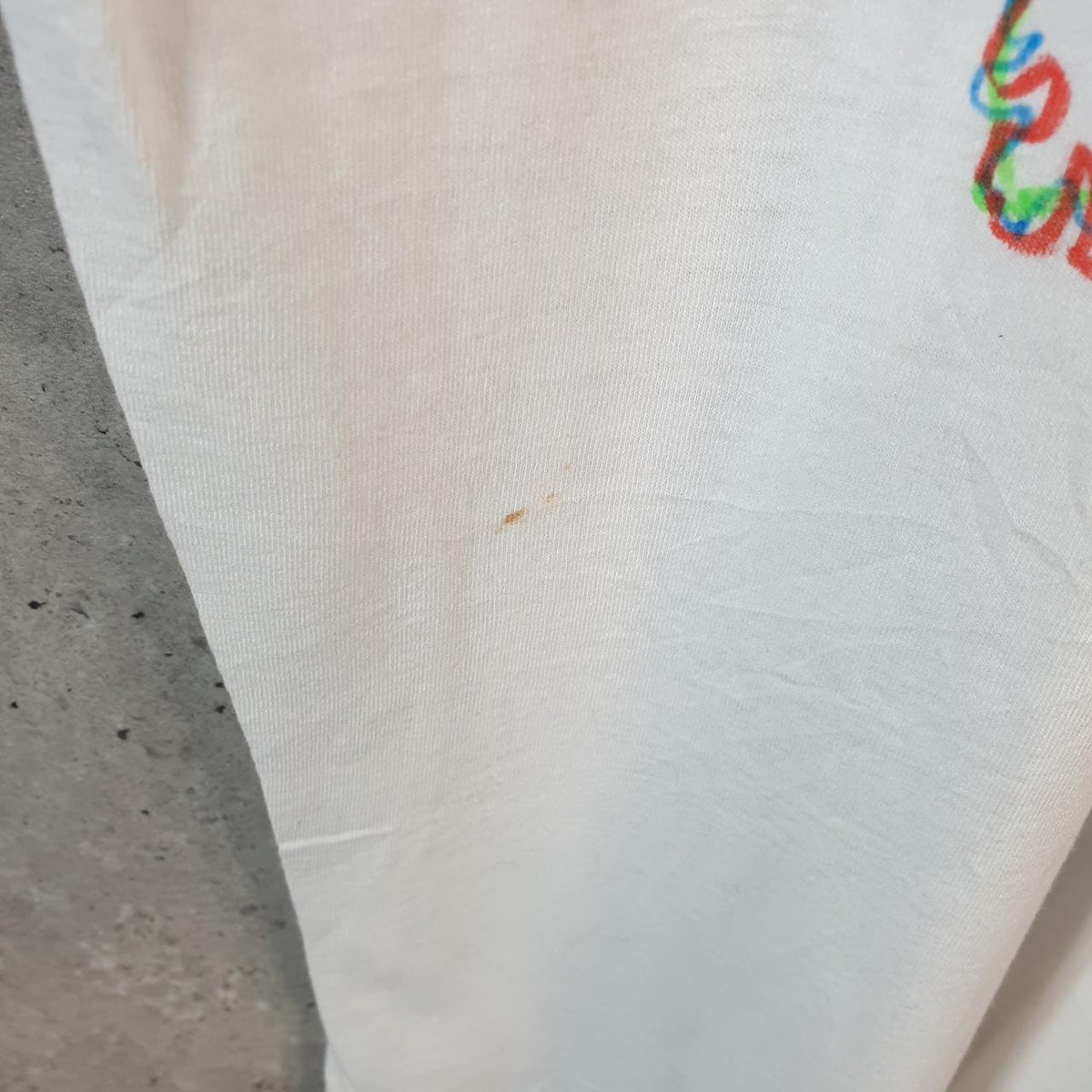 Vintage Hanes Bird Flowers 90s USA Single Stitch T Shirt Men’s Medium White C8963