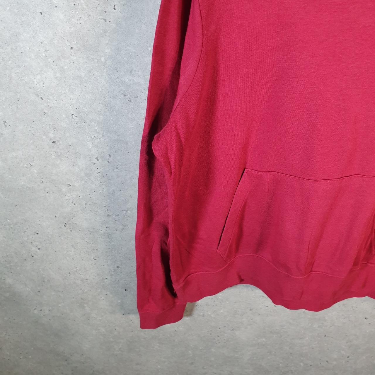 Vintage Nike Club Hoodie Womens Large Pink Swoosh Y2K Pullover