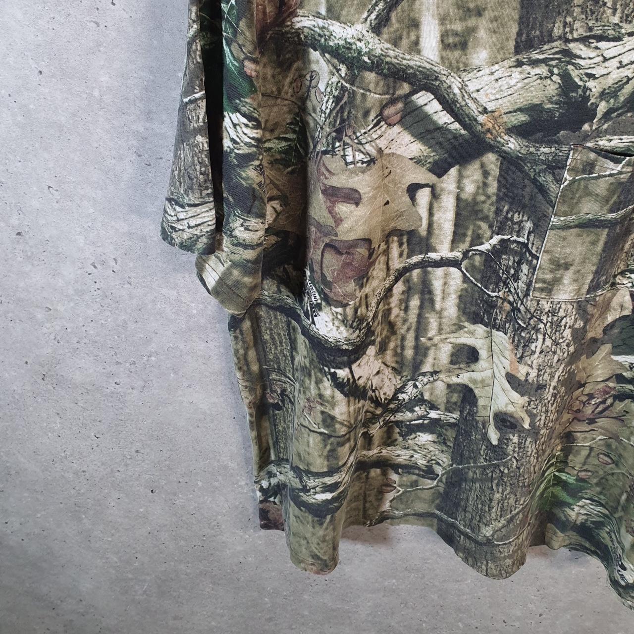 Vintage RealTree Camoflauge T Shirt Mens Large Camo Short Sleeve