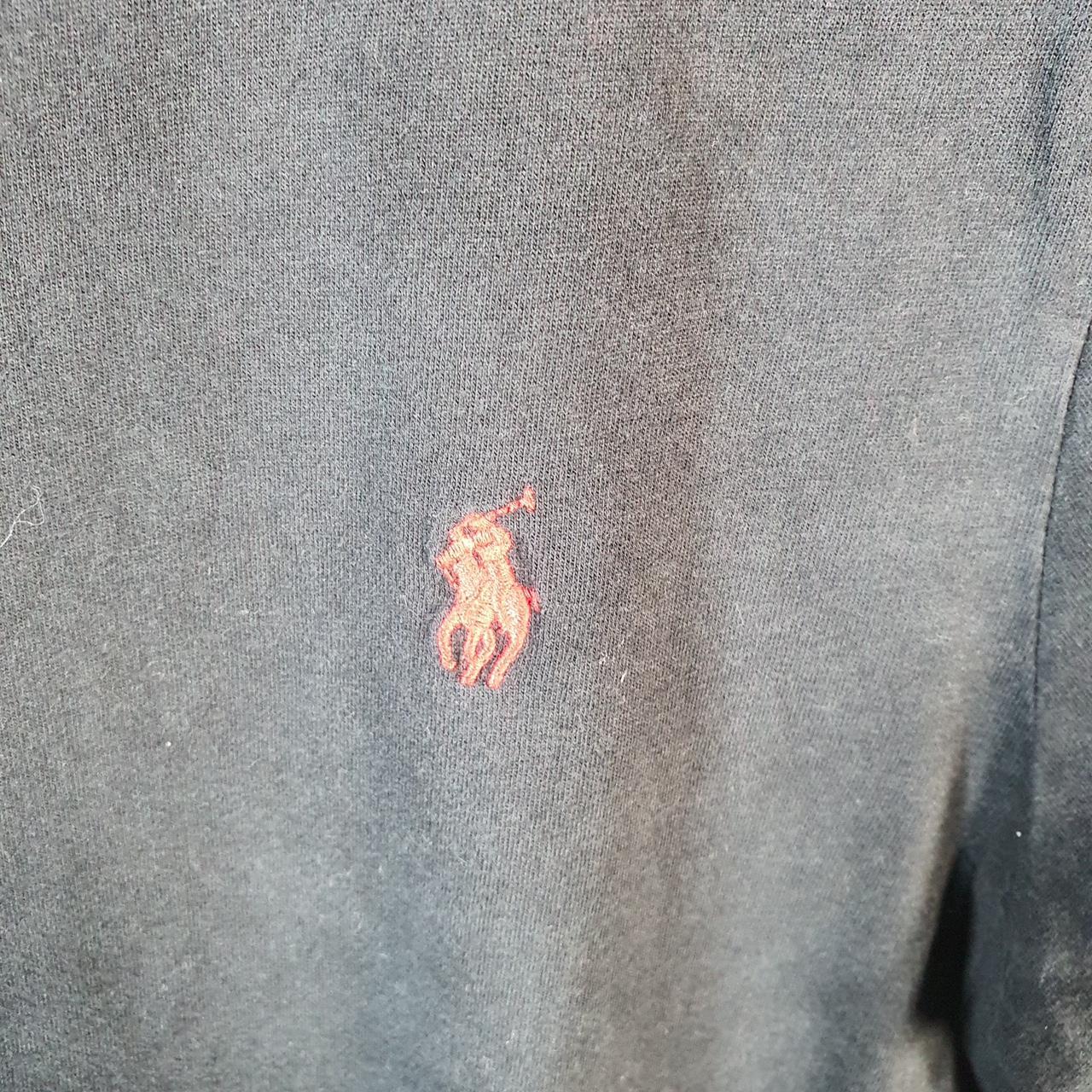 Vintage Ralph Lauren Polo Sport T Shirt Men’s Medium Black Slim Fit Embroidered Pony C8663