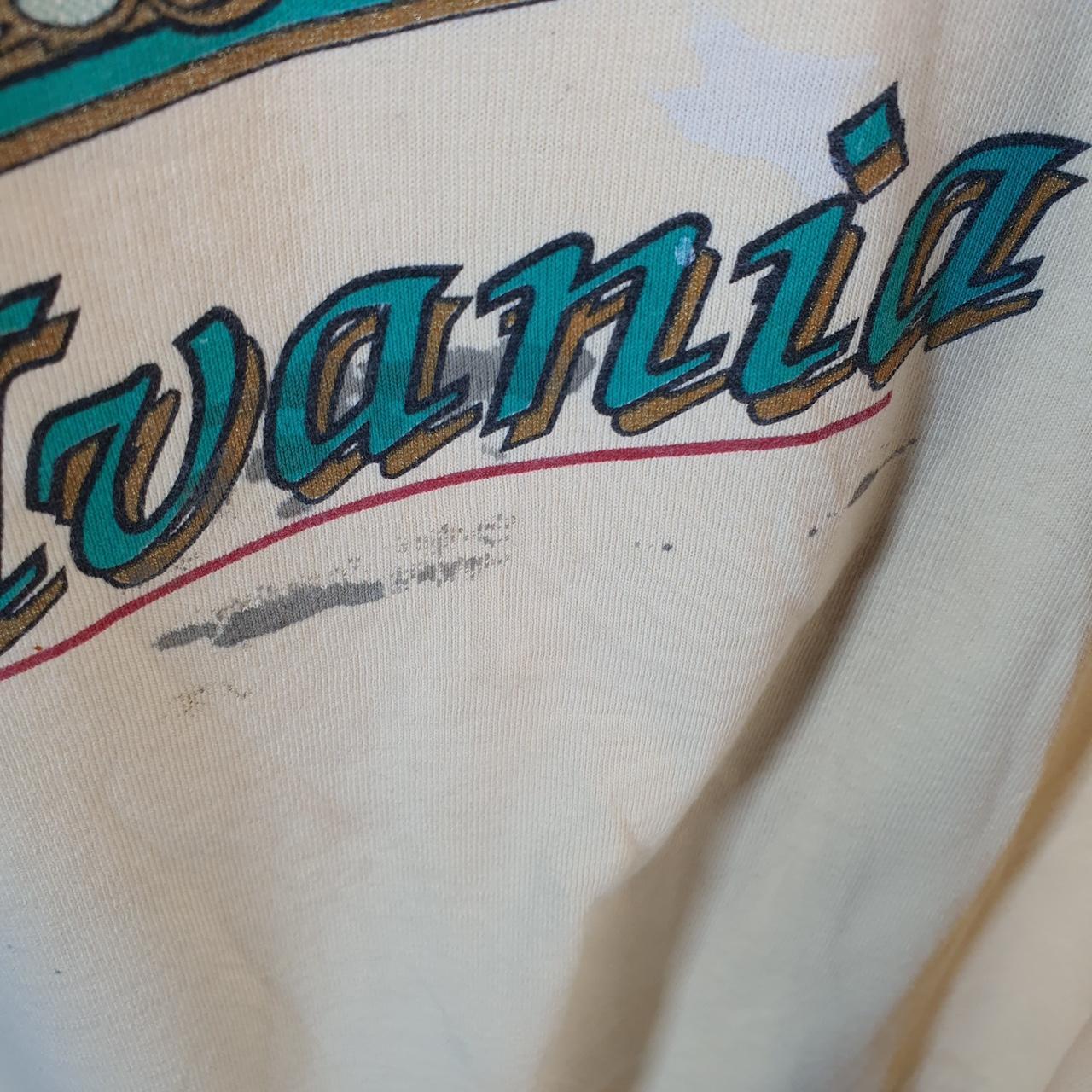 Vintage Anvil Pennsylvania Philadelphia 90s USA Single Stitch T Shirt Men’s XL Yellow