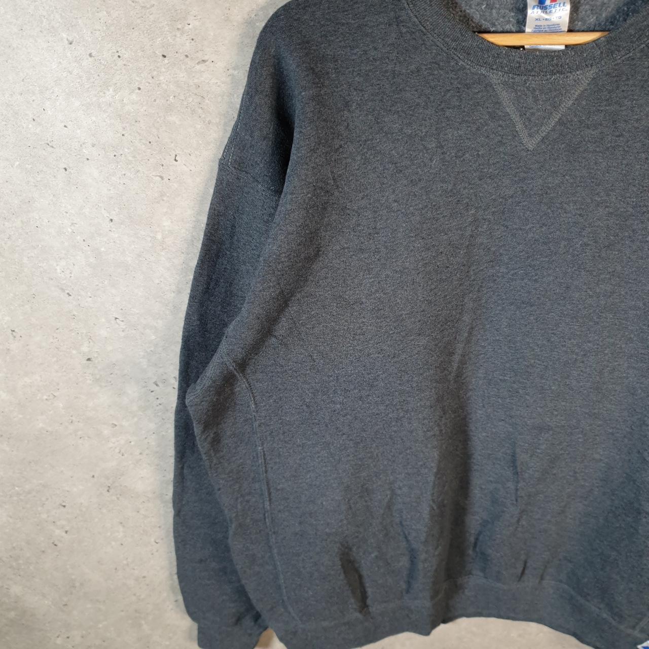Vintage Russell Athletic Blank Baggy Sweatshirt Men’s XL Grey Pullover