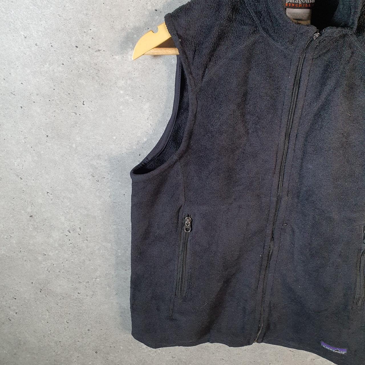 Vintage Patagonia Better Sweater Full Zip Fleece Vest Womens Medium Black