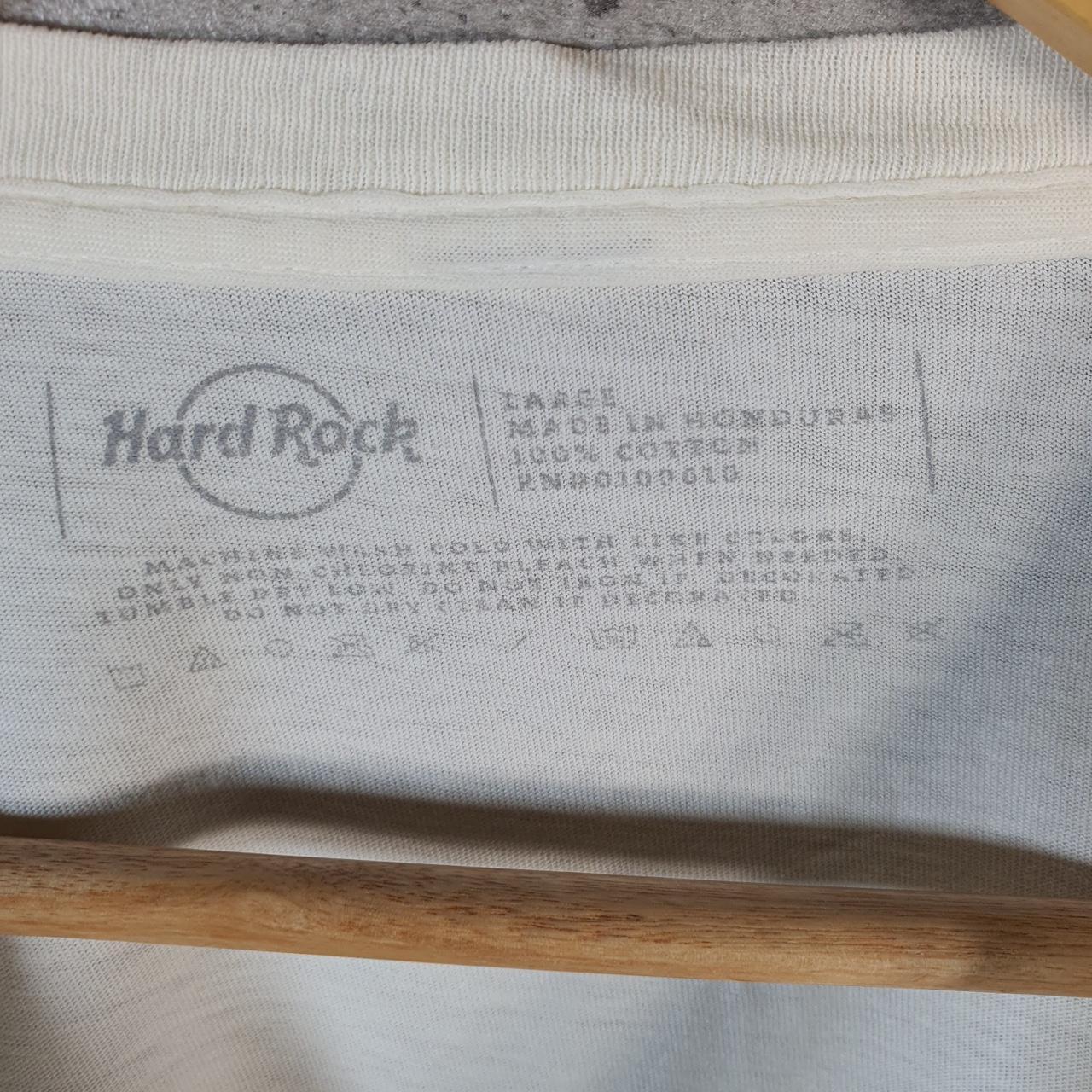 Vintage Hard Rock Hotel Atlantic City 90s USA Spellout T Shirt Men’s Large White