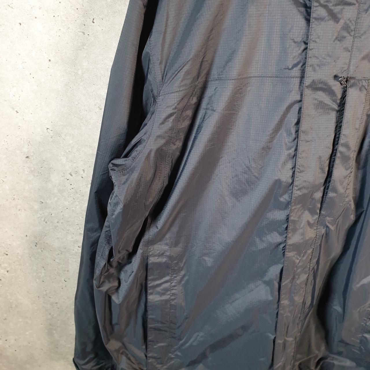 Vintage L.L. Bean Shell Nylon Jacket Mens XL Black Waterproof