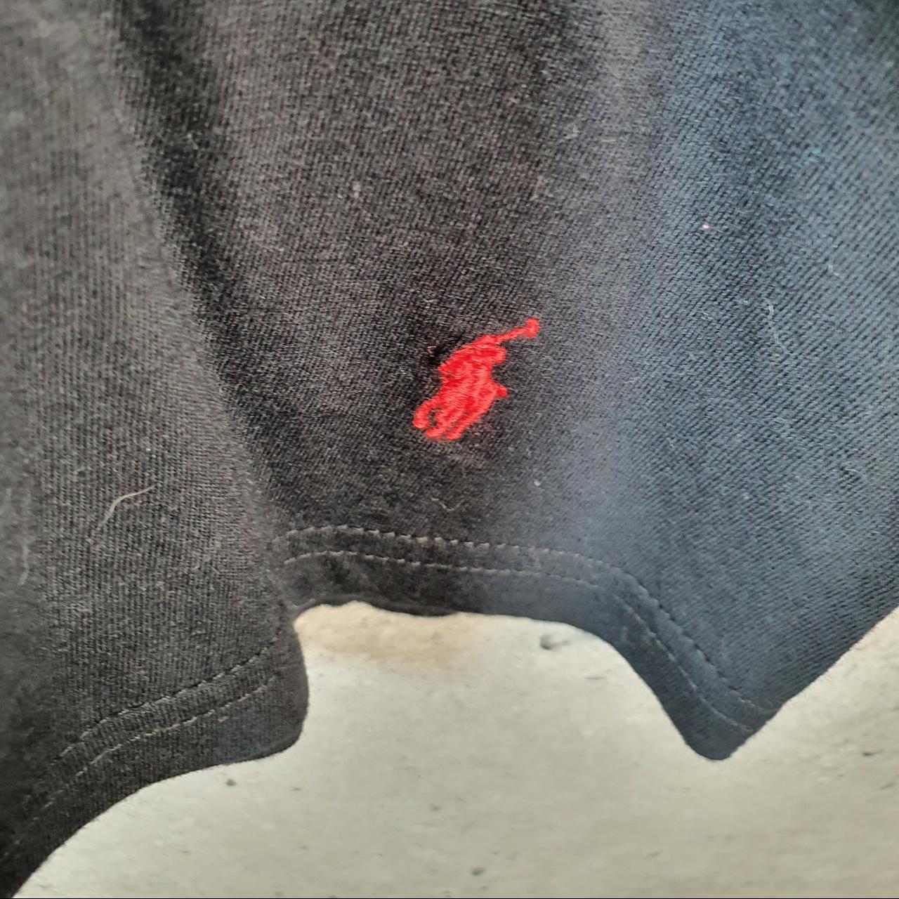 Vintage Ralph Lauren Polo T Shirt Men’s Medium Black Embroidered Pony Classic Fit C9139