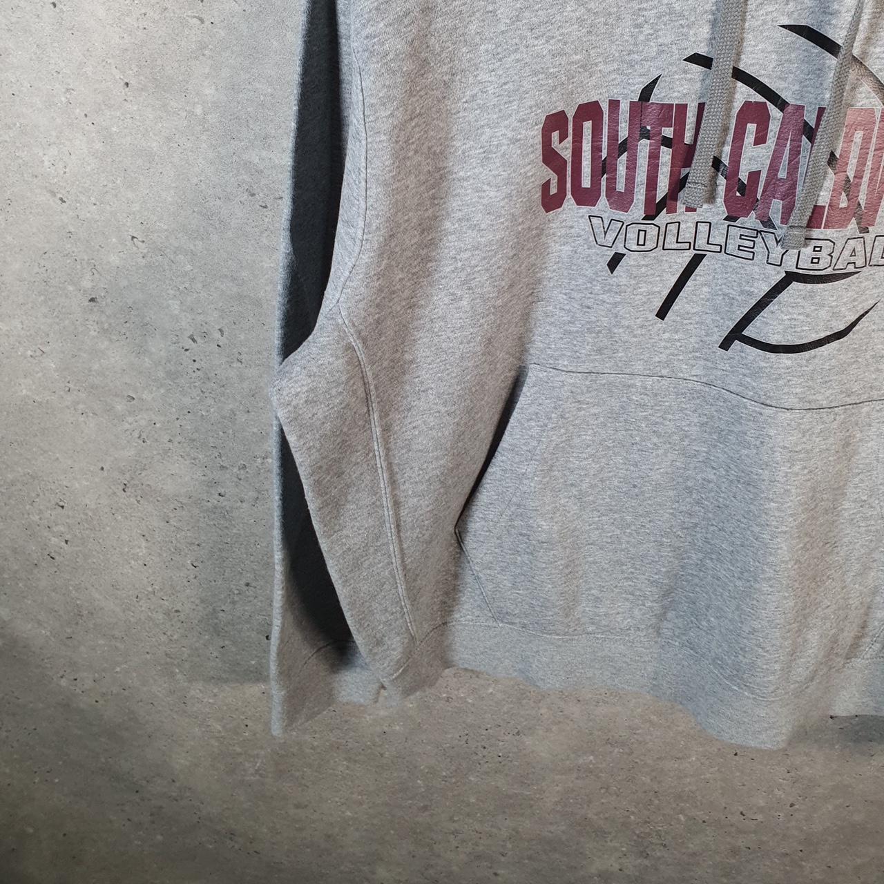 Vintage Nike South Carolina Volleyball Hoodie Men’s Large Grey Swoosh Y2K