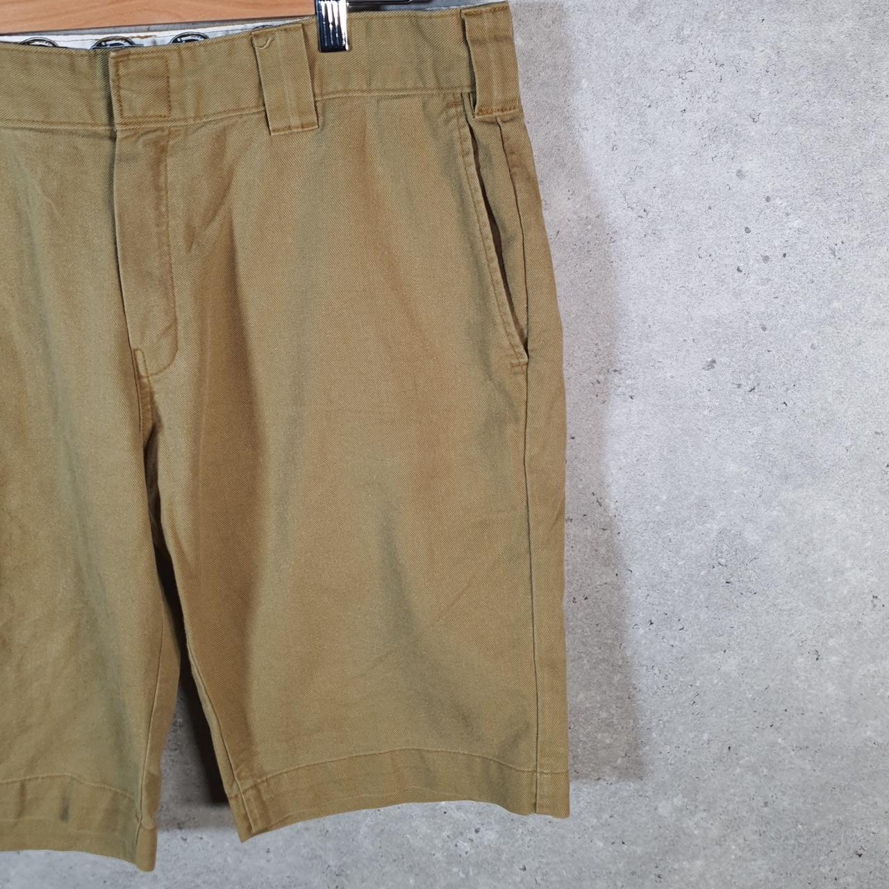 Vintage Dickies Carpenter Shorts Jorts Cargo Womens W36 Brown Relaxed Fit Baggy Big Fish Vintage