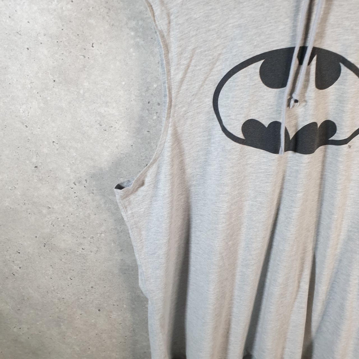 Vintage Batman Gotham City Boxing Gym Hoodie Men’s XL Grey Graphic Cartoon