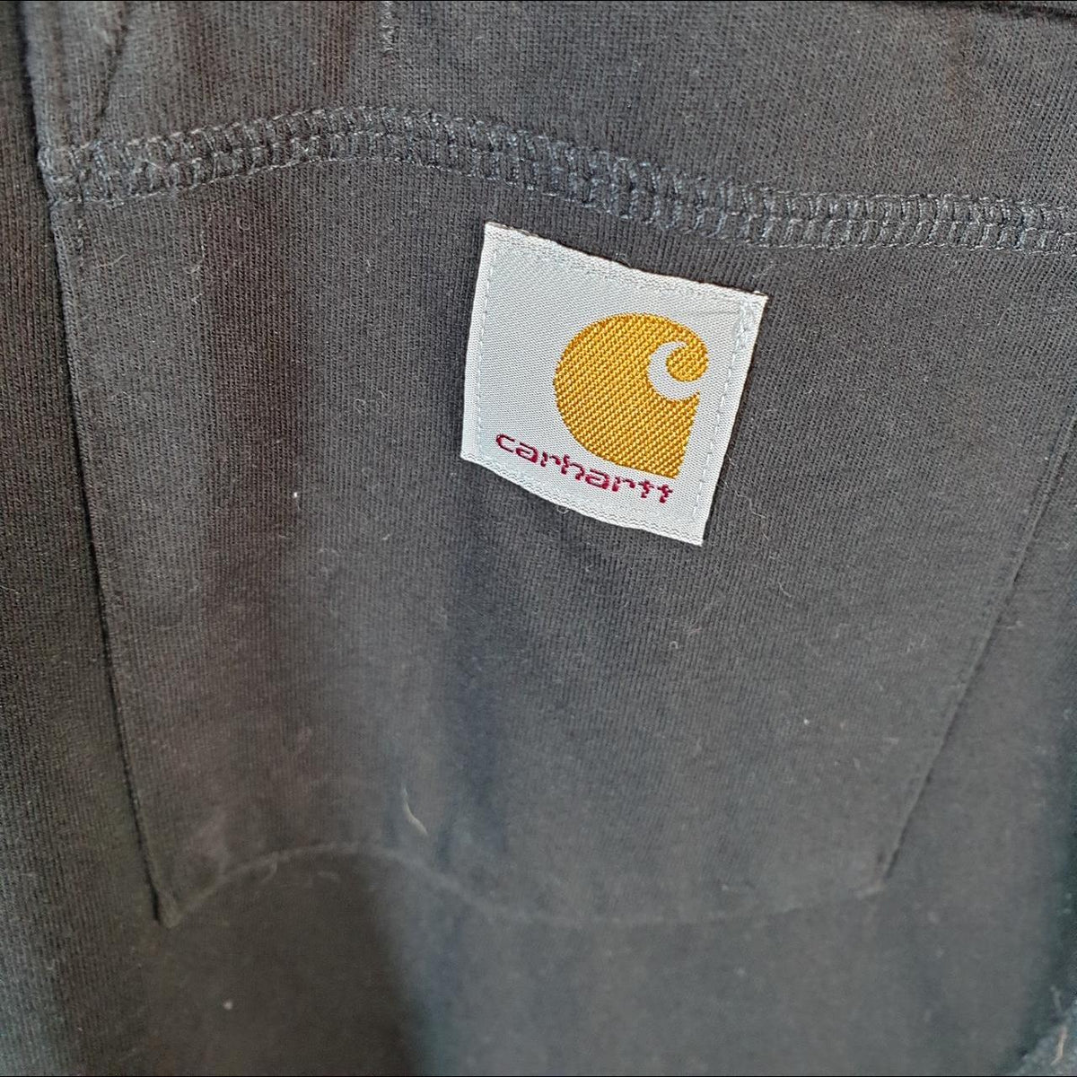 Vintage Carhartt Pocket T Shirt Men’s Medium Black Workwear Chore Utility Relaxed Fit C9354