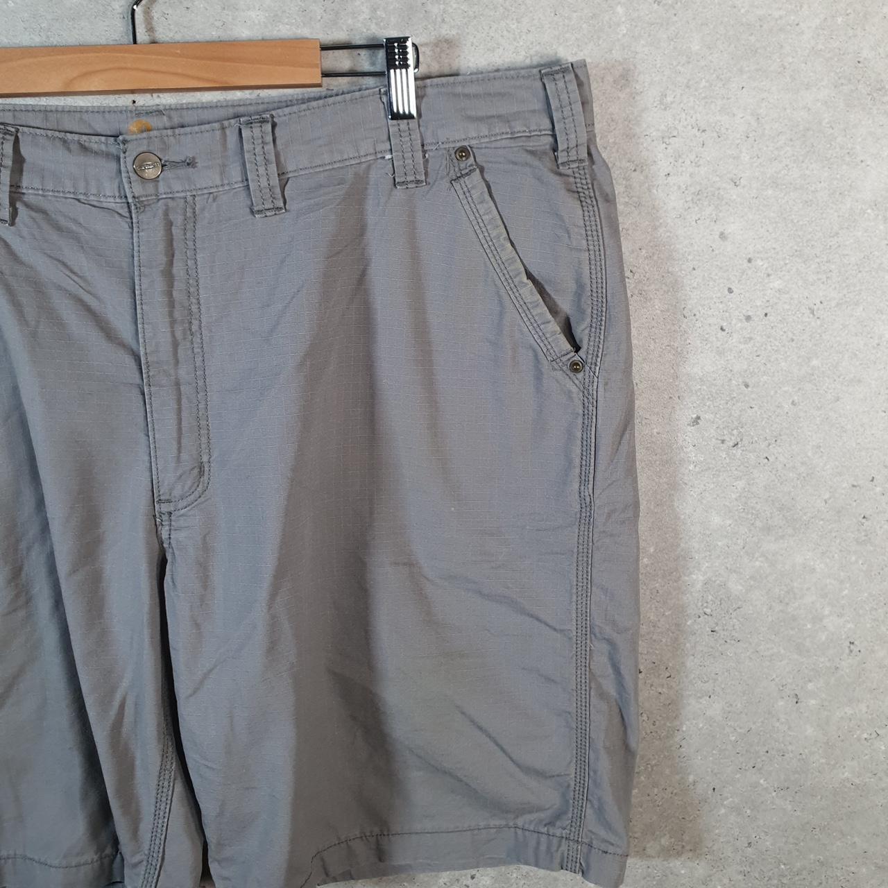 Vintage Carhartt Baggy Carpenter Shorts Jorts Cargo Men’s W44 Grey Relaxed Fit Workwear Big Fish Vintage
