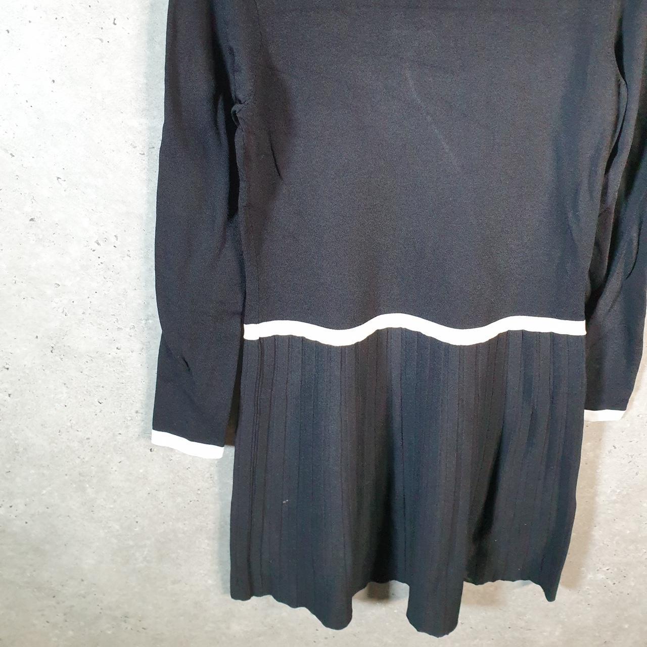 Vintage Ralph Lauren Polo Dress Knit Sweater Womens XL Black Cotton Pullover