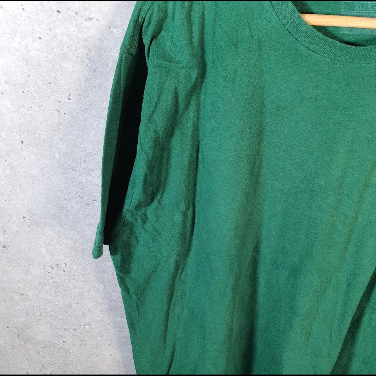 Vintage Adidas Go To Tee T Shirt Mens XL Green Three Stripes Logo Athletic