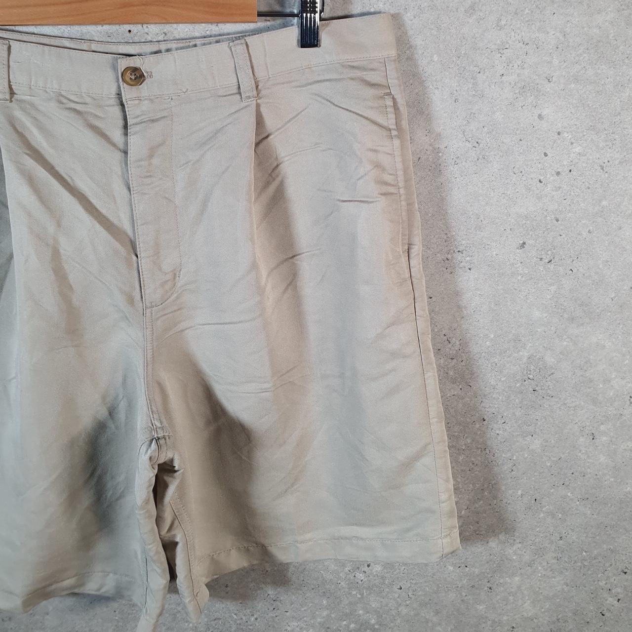 Vintage Chaps Ralph Lauren Polo Shorts Jorts Cargo Men’s W38 Beige Baggy Cotton A4425