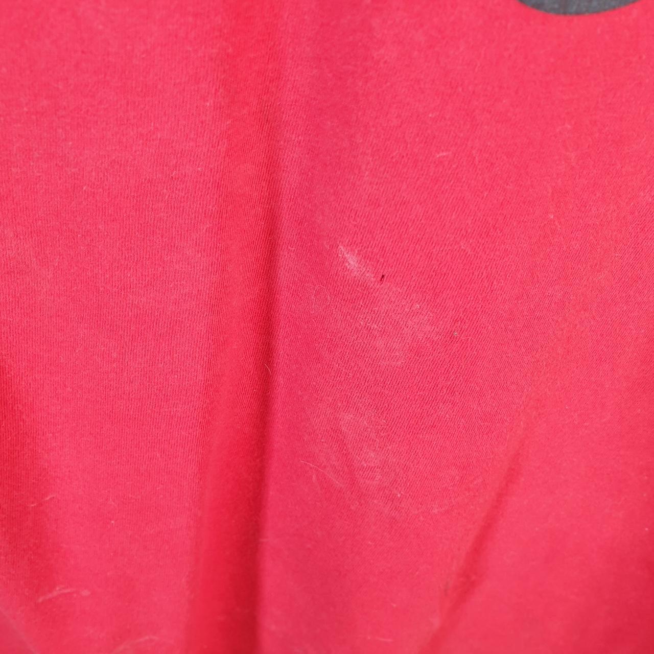 Vintage Adidas Amplifier T Shirt Shirt Men’s Medium Red Three Stripes Logo Athletic C9769