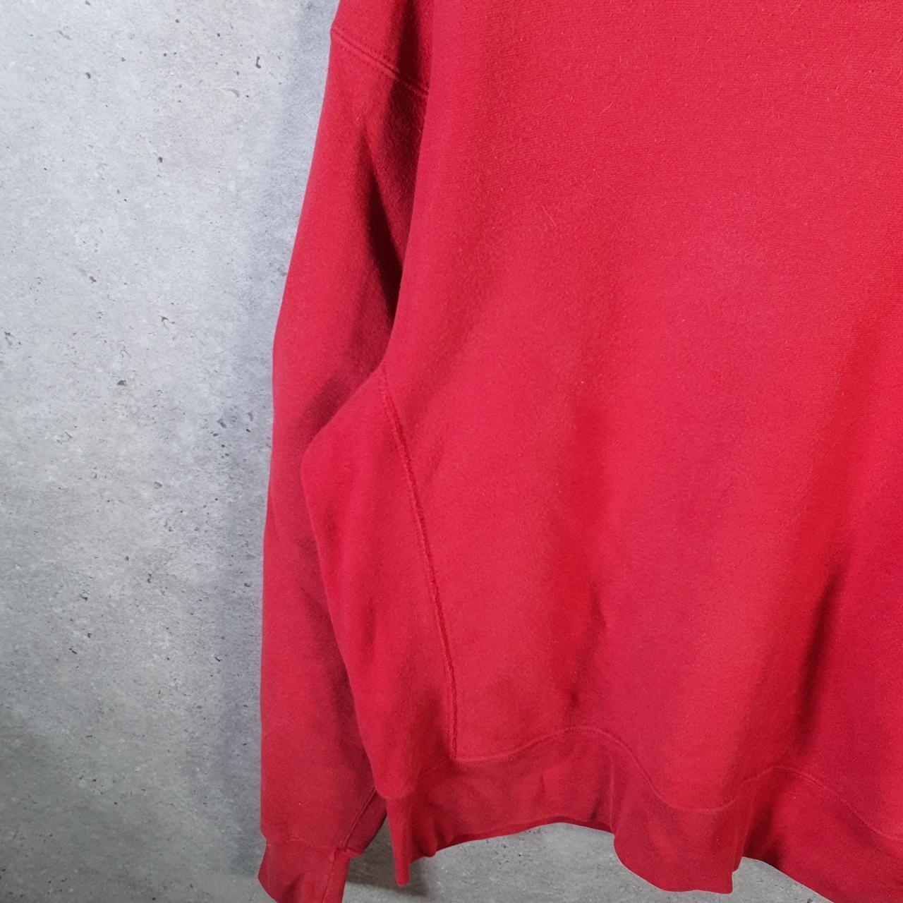 Vintage Lee Crossgrain Sweatshirt Men’s XL Red USA Raychem Polyswitch Embroidered