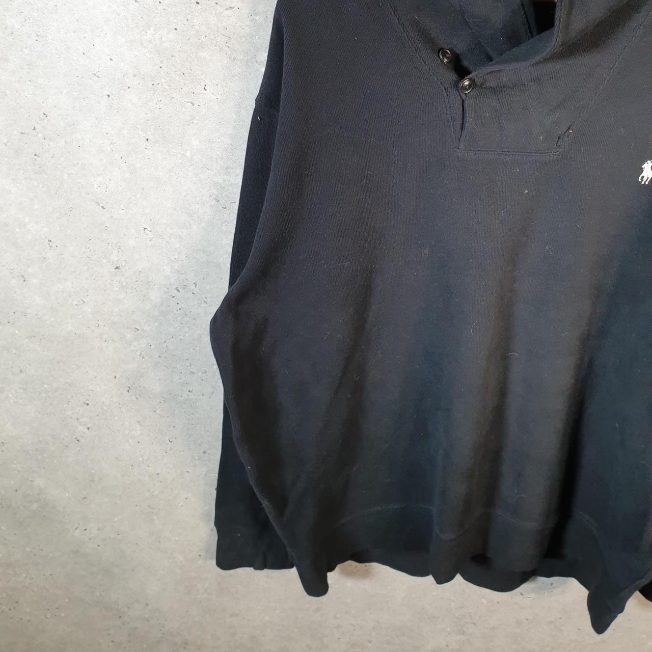 Vintage Ralph Lauren Polo 1/4 Button Sweatshirt Men’s  XL Tall Cotton Pullover Pony