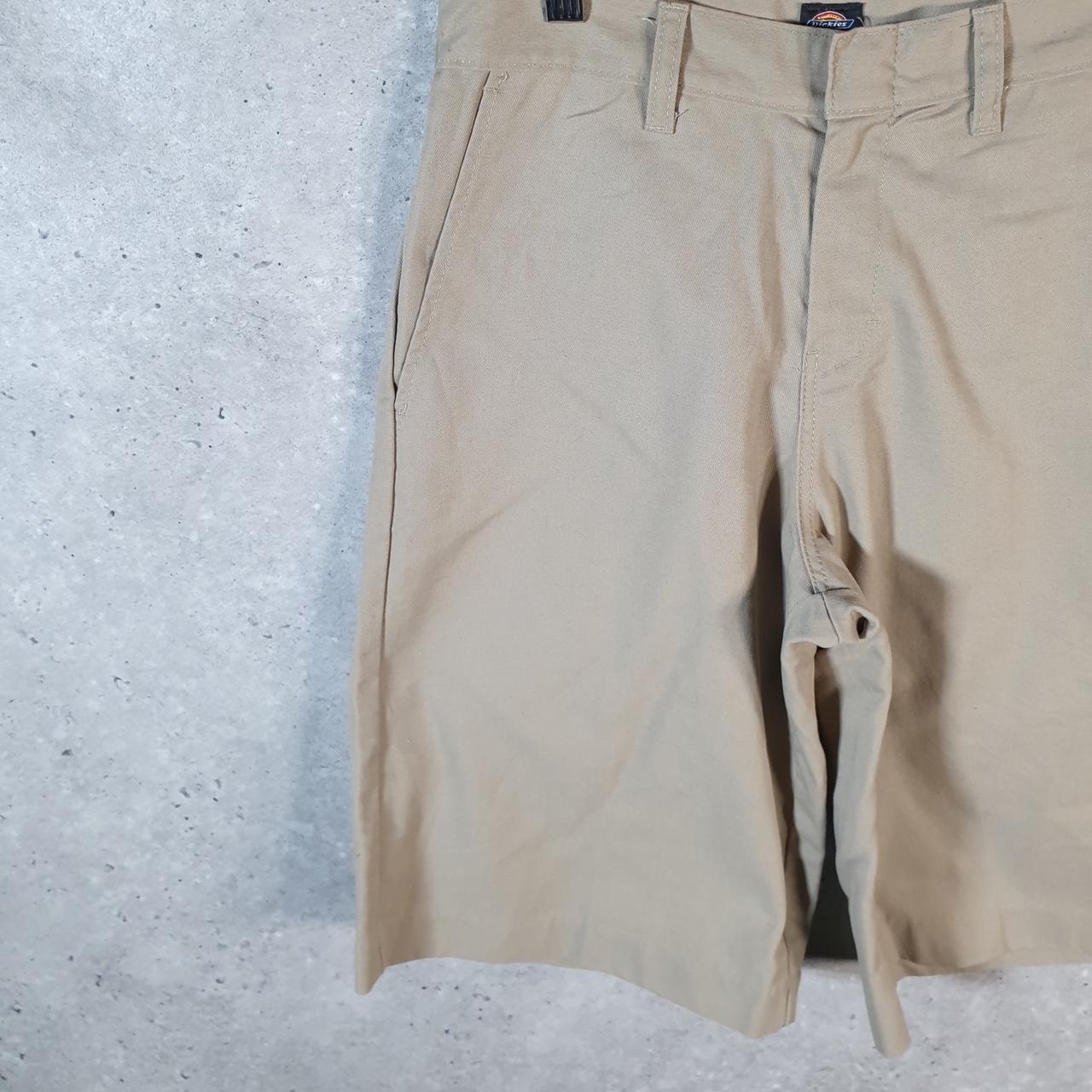 Vintage Dickies Baggy Chino Shorts Jorts Cargo Mens W28 Brown Loose Fit