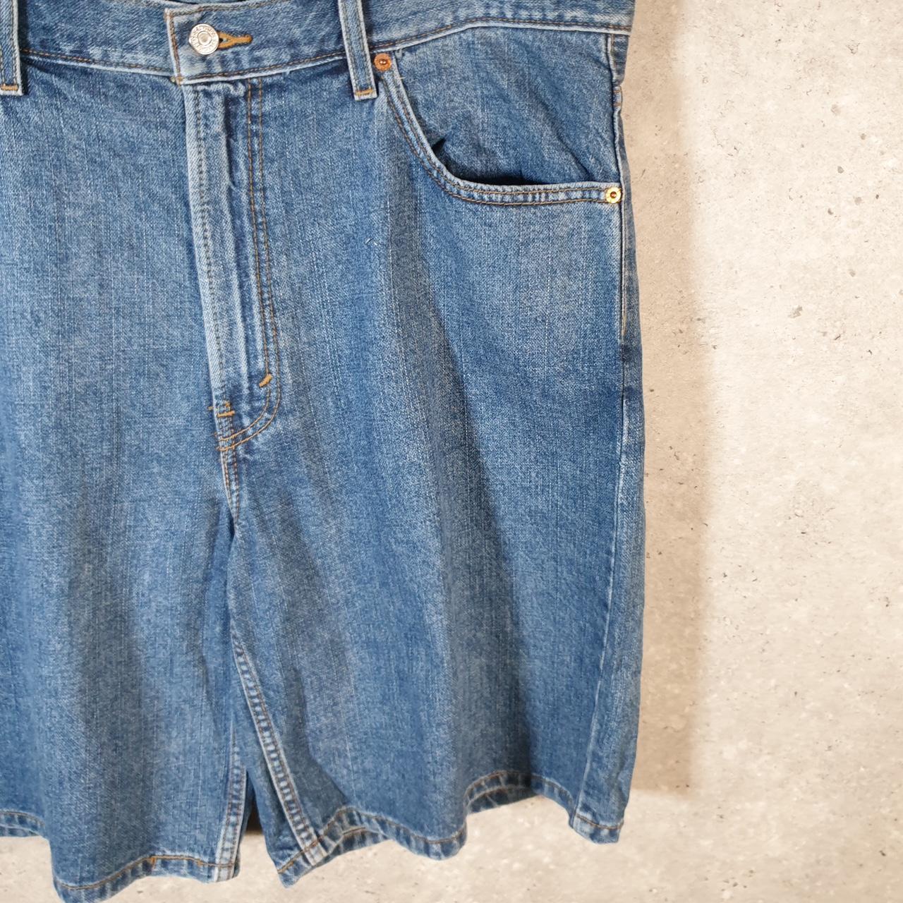 Vintage Levi’s 550 Baggy Shorts Jorts Cargo Men’s W40 Blue Relaxed Denim