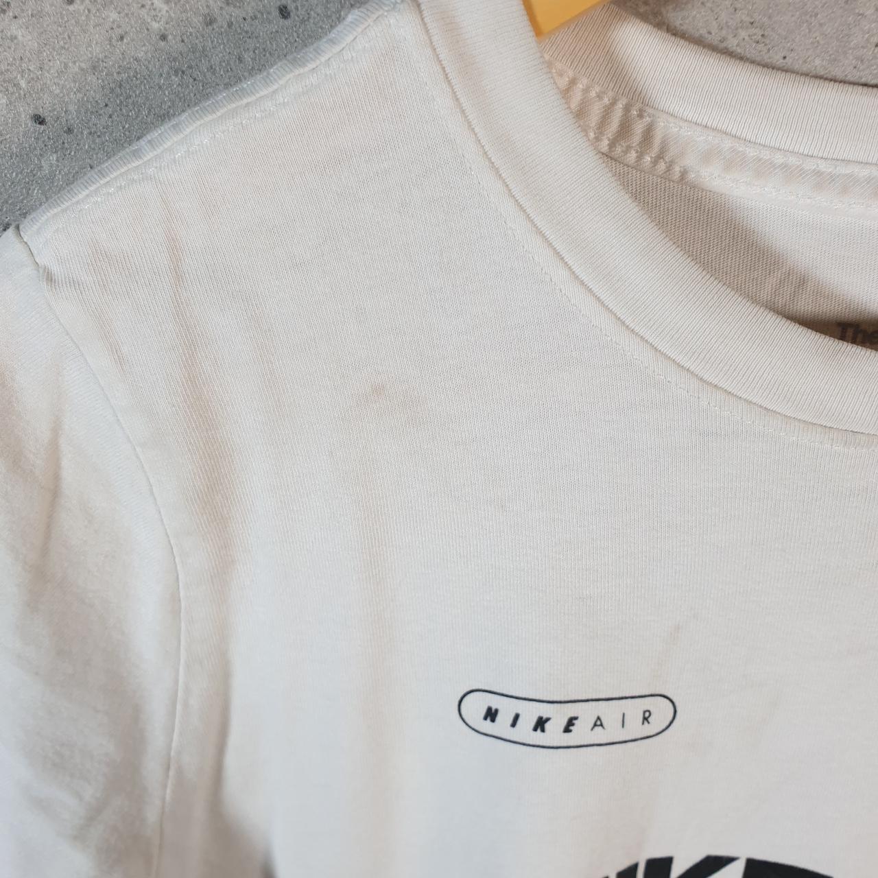 Vintage Nike Air Spellout T Shirt Shirt Men’s Small White Logo Athletic C9958