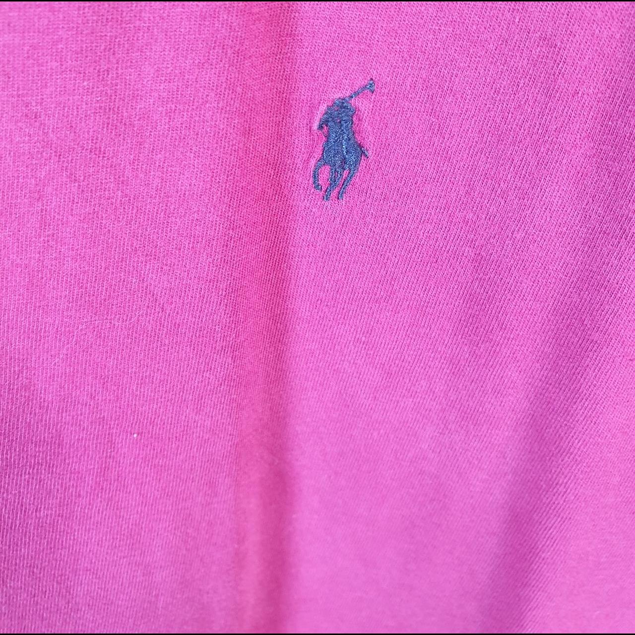 Vintage Ralph Lauren Polo T Shirt Men’s Medium Burgundy Embroidered Custom Fit Pony C9048