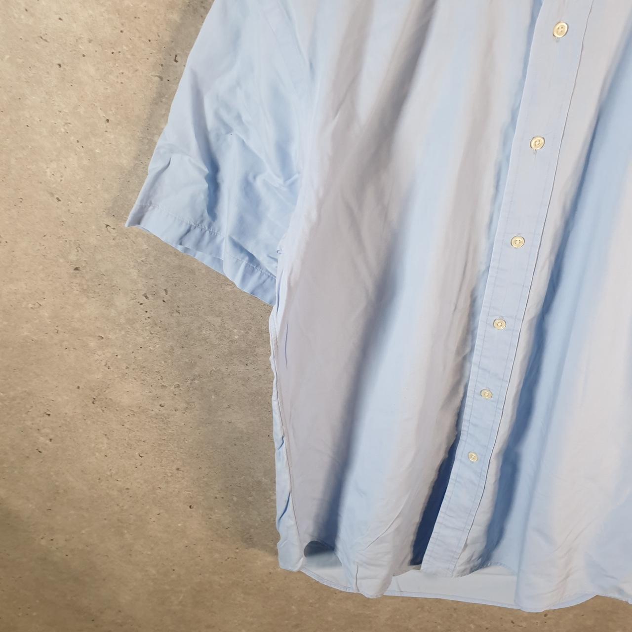 Vintage Ralph Lauren Button Down Shirt Men’s Small Blue Blake Short Sleeve Pony